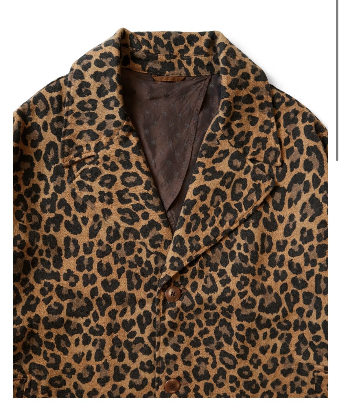 Kapital KAPITAL Twill Aged Wool Leopard Print Cavalier Coat Size US M / EU 48-50 / 2 - 5 Thumbnail
