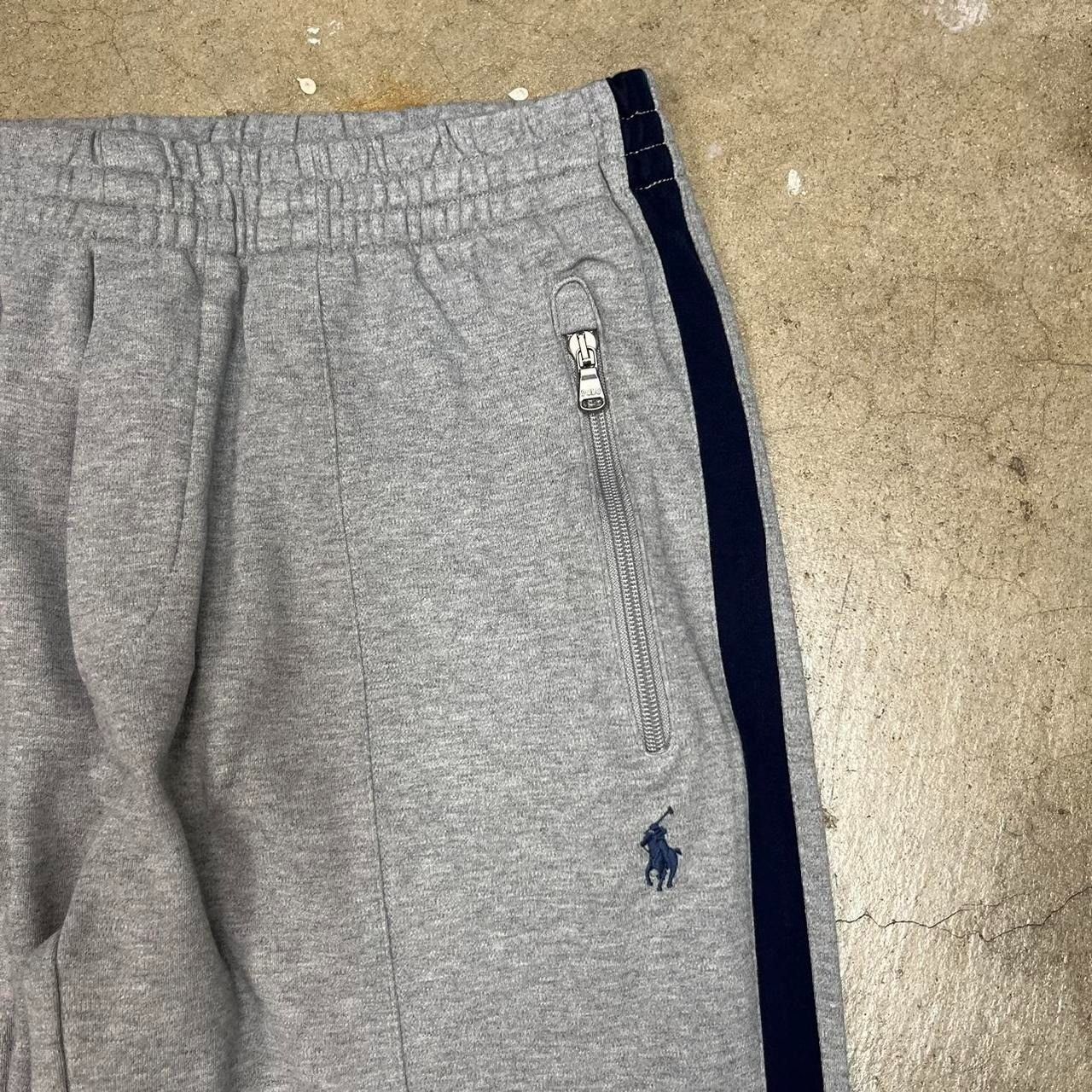 Polo Ralph Lauren × Vintage Polo Ralph Lauren sweatpants grey striped size large Size US 32 / EU 48 - 3 Thumbnail