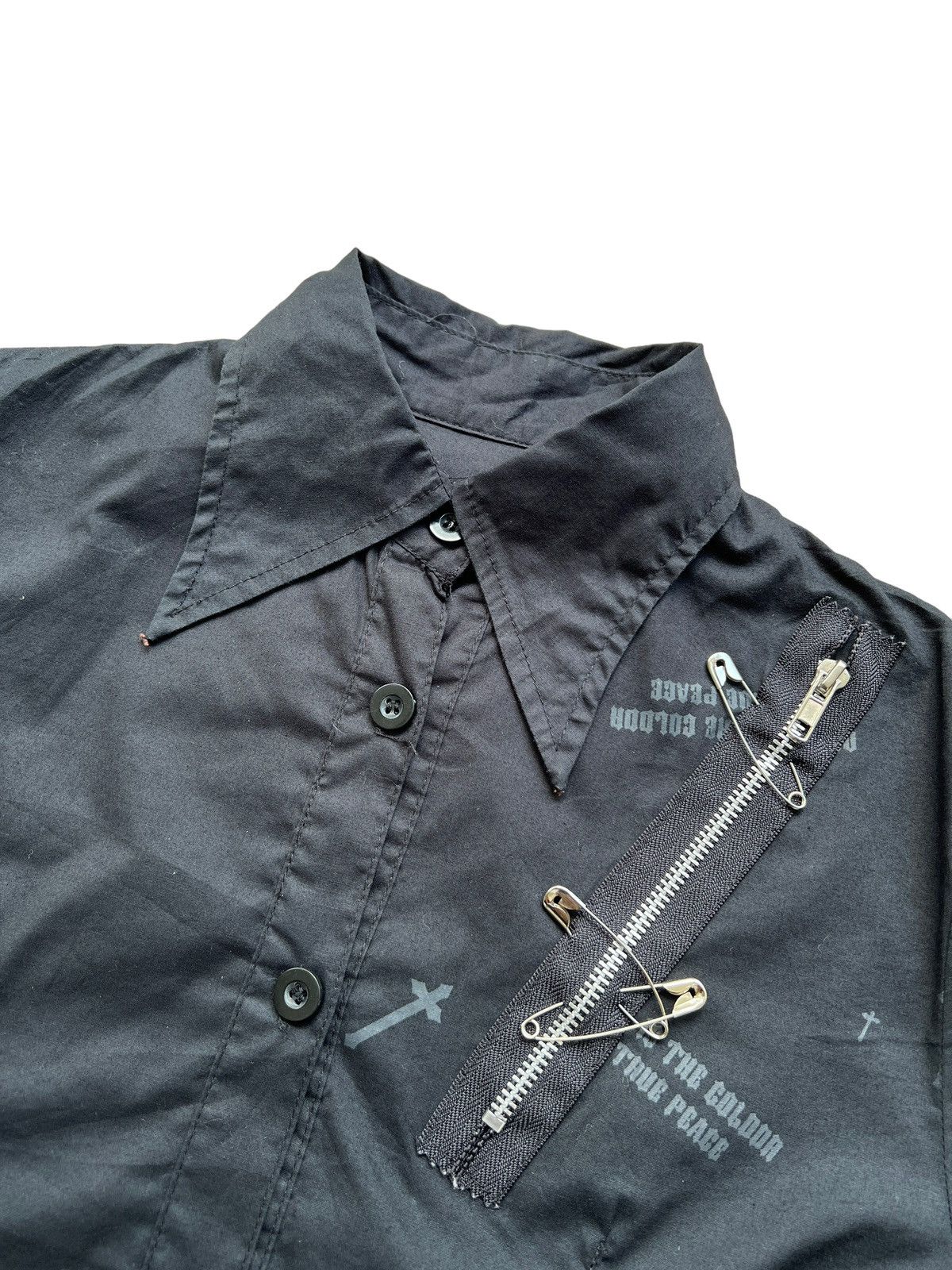Japanese Brand Cross Bondage Button Up Shirt Size S / US 4 / IT 40 - 6 Thumbnail
