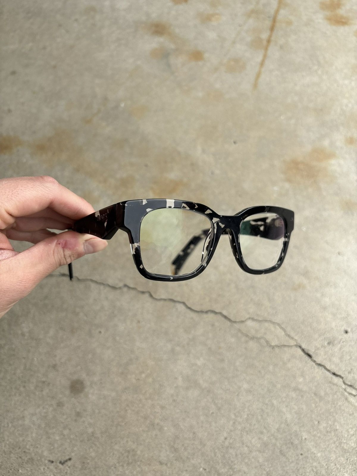 Prada Prada 150-101 Two Tone Prescription Glasses Size ONE SIZE - 1 Thumbnail
