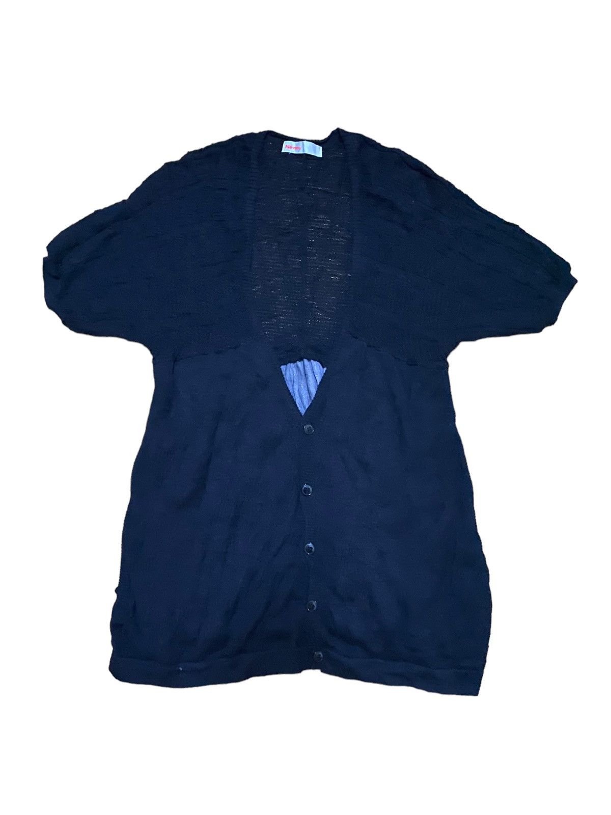 Issey Miyake 💥Issey Miyake Ne Net Knit Button Shirt Size S / US 4 / IT 40 - 4 Thumbnail