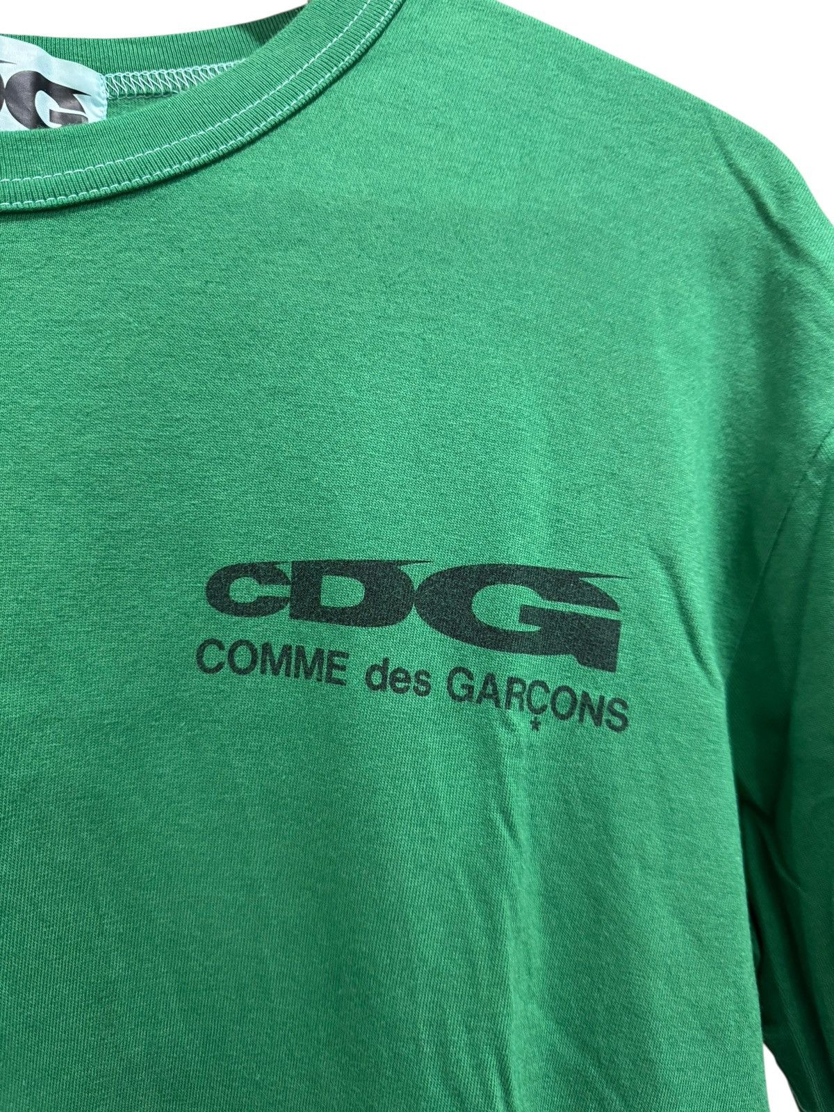 Comme des Garcons Comme Des Garcon DSM Exclusive Overdyed Logo Tee Green Size US L / EU 52-54 / 3 - 2 Thumbnail