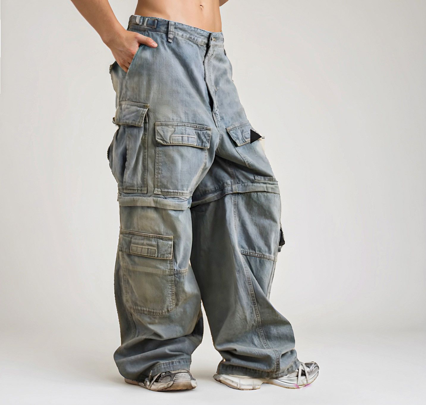 Balenciaga Reversible Cargo Jeans