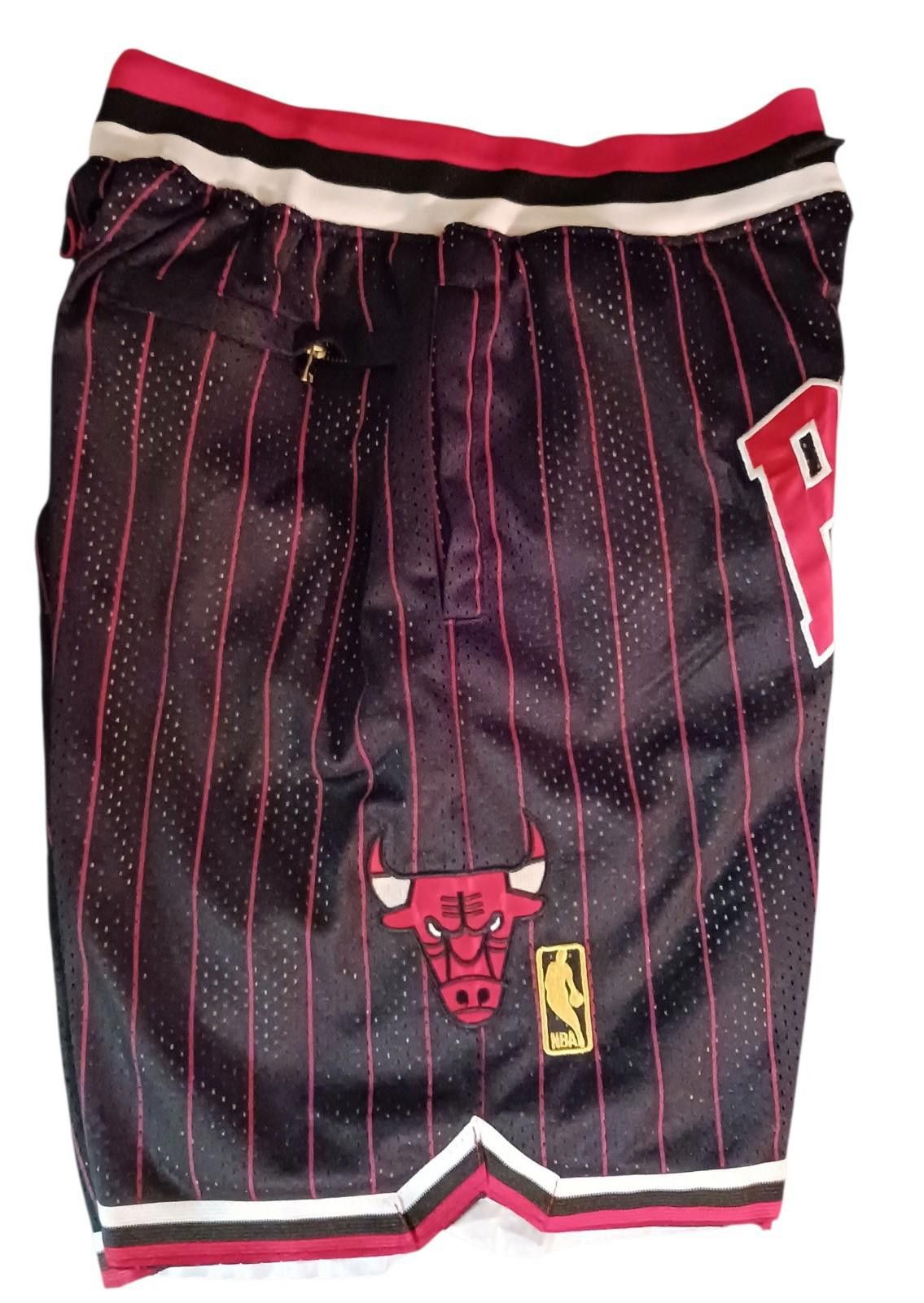 NBA Chicago Bulls (NBA)-(Just Don)-(Pin Stripe)-(Shorts)-XL-$35 Size US XL / EU 56 / 4 - 3 Thumbnail