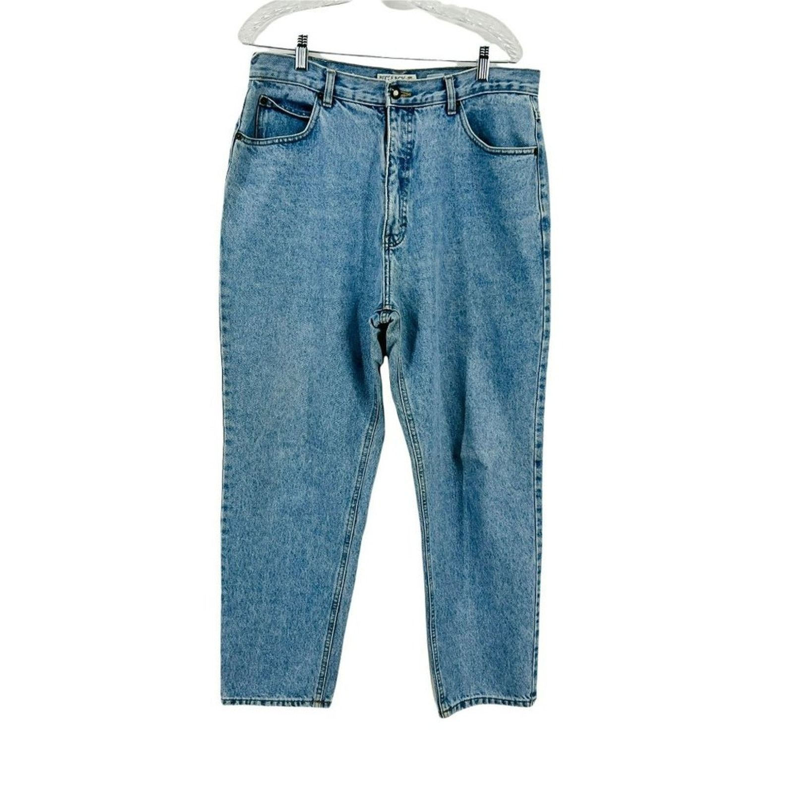 Bugle Boy Vintage 90s Bugle Boy Collection for Her Jeans Light Wash Size 38" / US 16 / IT 52 - 1 Thumbnail