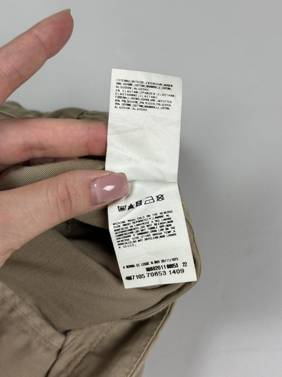 Pierre Balmain Pierre Balmain Ladies Ankle Zip Biker Chino Pants Trousers Size 28" / US 6 / IT 42 - 15 Thumbnail