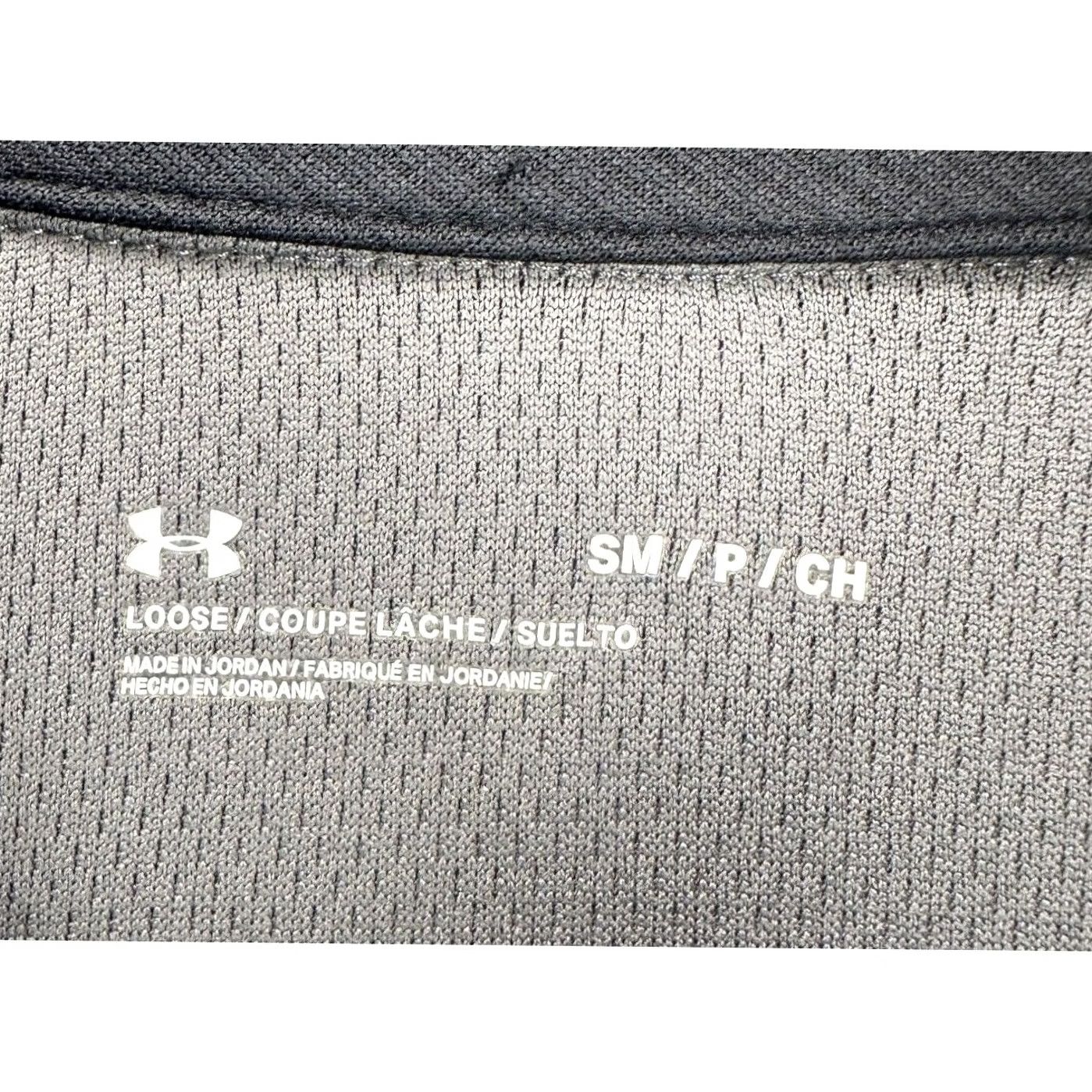 Under Armour Under Armour Shirt Mens Small Grey Striped Tech Polo Performance Golf Rugby NEW Size US S / EU 44-46 / 1 - 5 Thumbnail