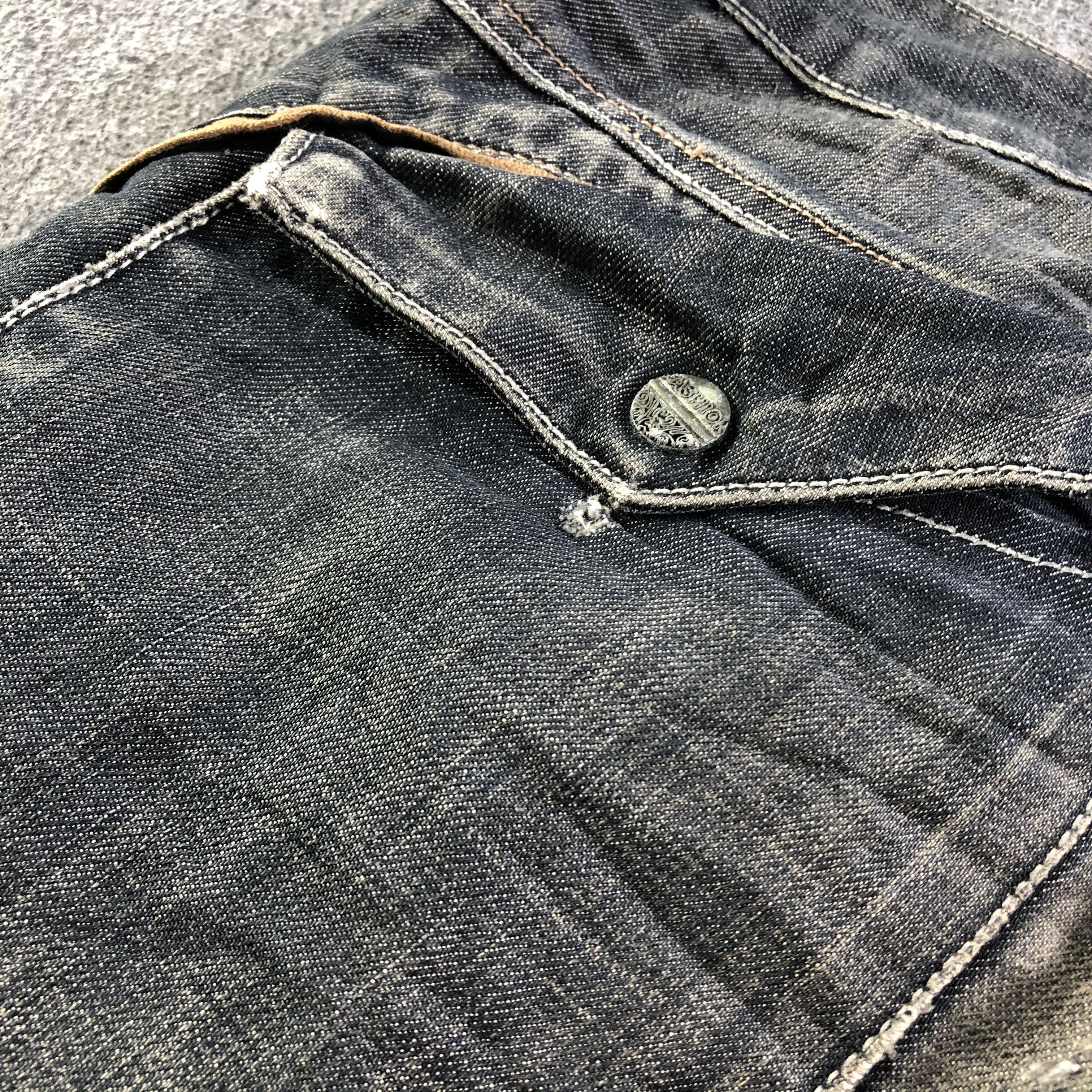 Japanese Brand Vintage Die Boo Lu Jeans-J4544 Size US 34 / EU 50 - 8 Thumbnail