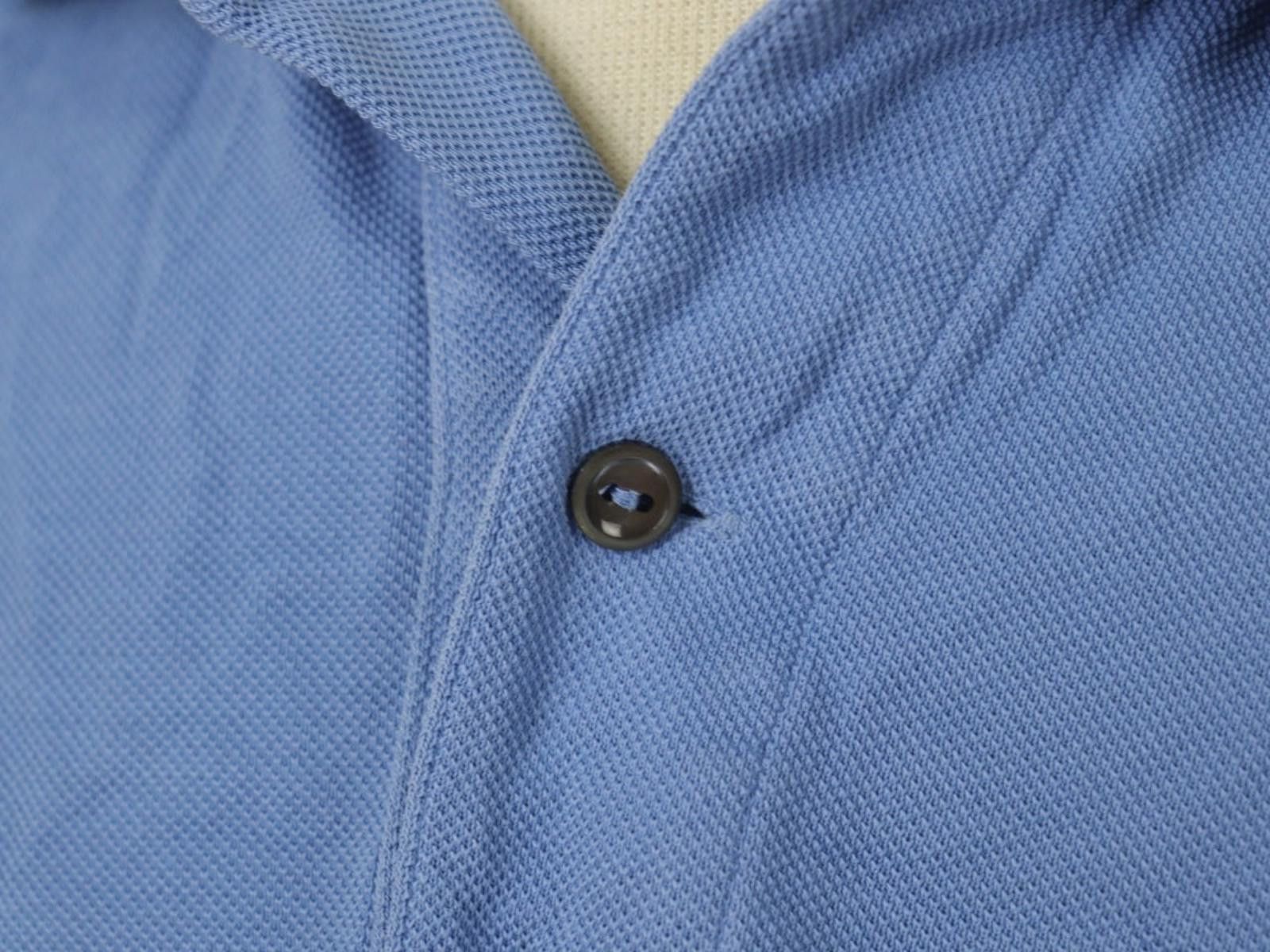 Lacoste Lacoste Blue 100% Cotton Collared Casual Polo Shirt Size 4 Size US M / EU 48-50 / 2 - 4 Thumbnail