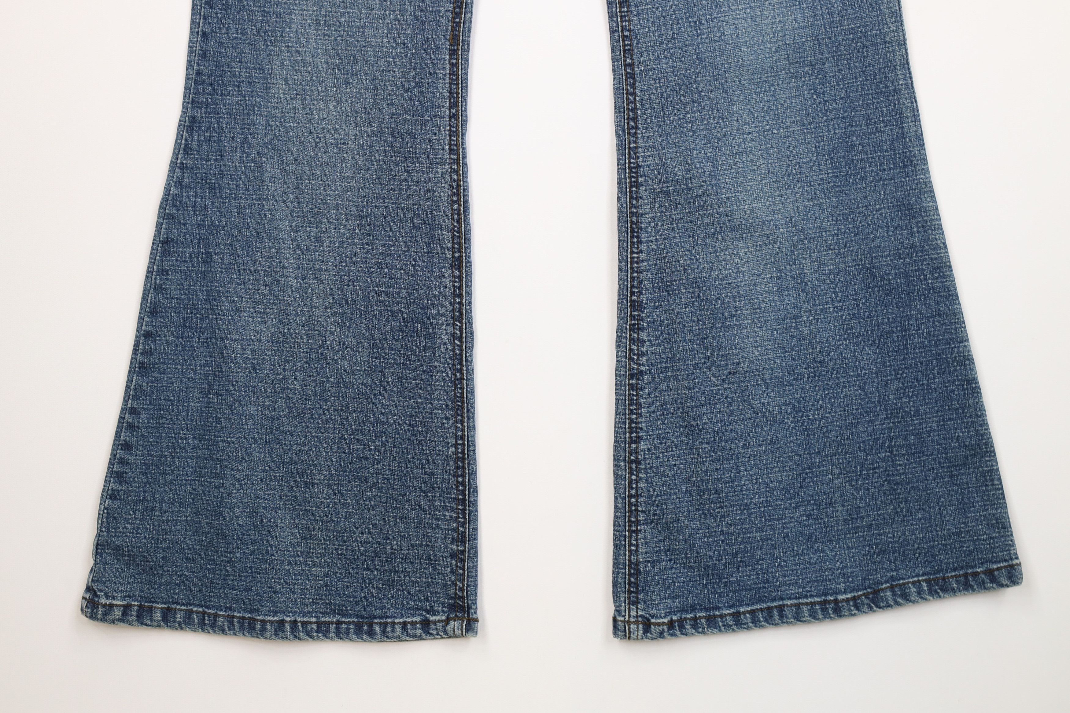 Vintage Vintage 90s Y2K MUDD Babydoll Flared Wide Leg Jeans Blue Size 30" / US 8 / IT 44 - 4 Thumbnail