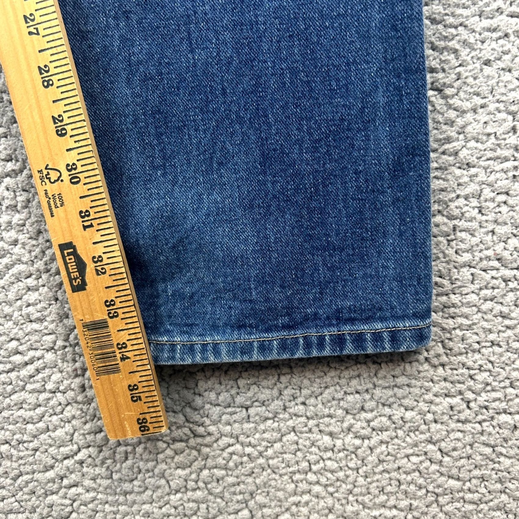 Vintage Schaefer Outfitter Jeans 32 X 38 USA Style 1800 Blue Denim 5-Pocket Straight Regular Size US 32 / EU 48 - 6 Thumbnail