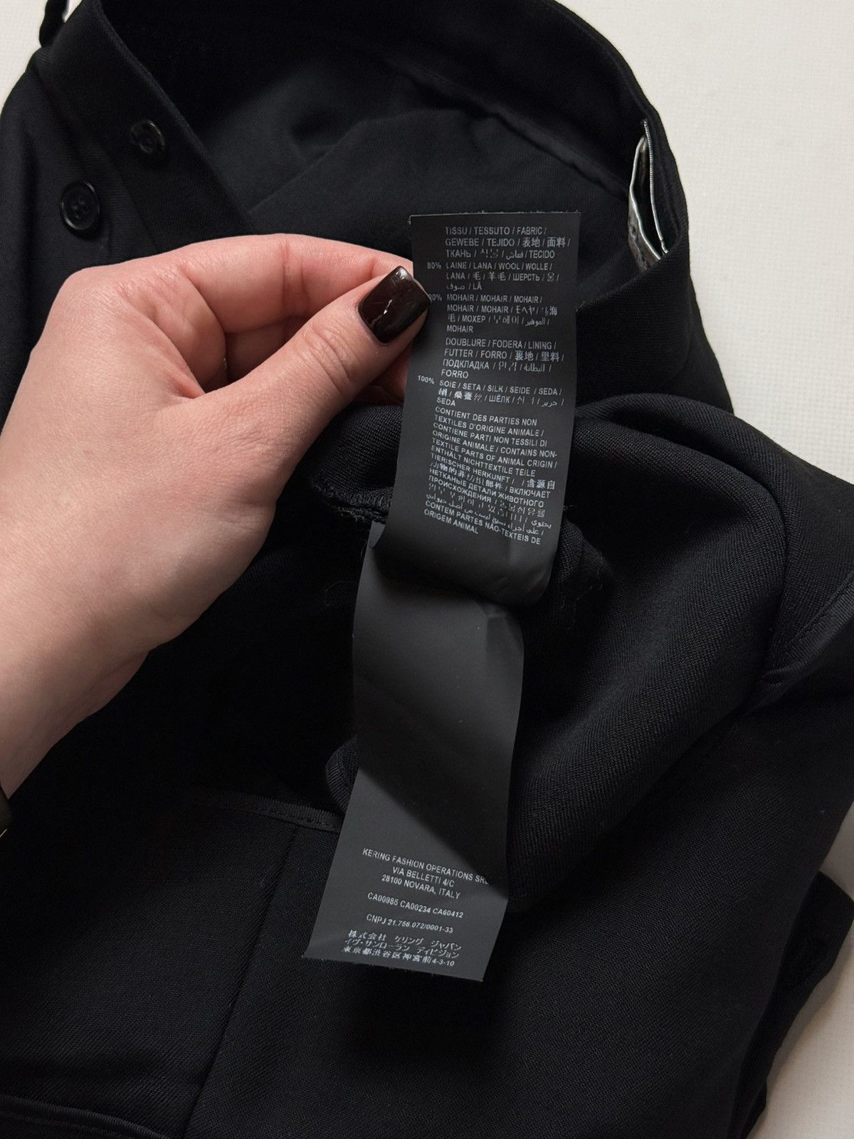 Saint Laurent Paris Saint Laurent Wool Wide Leg Baggy Drop Crotch Trousers Pants Size US 36 / EU 52 - 14 Thumbnail