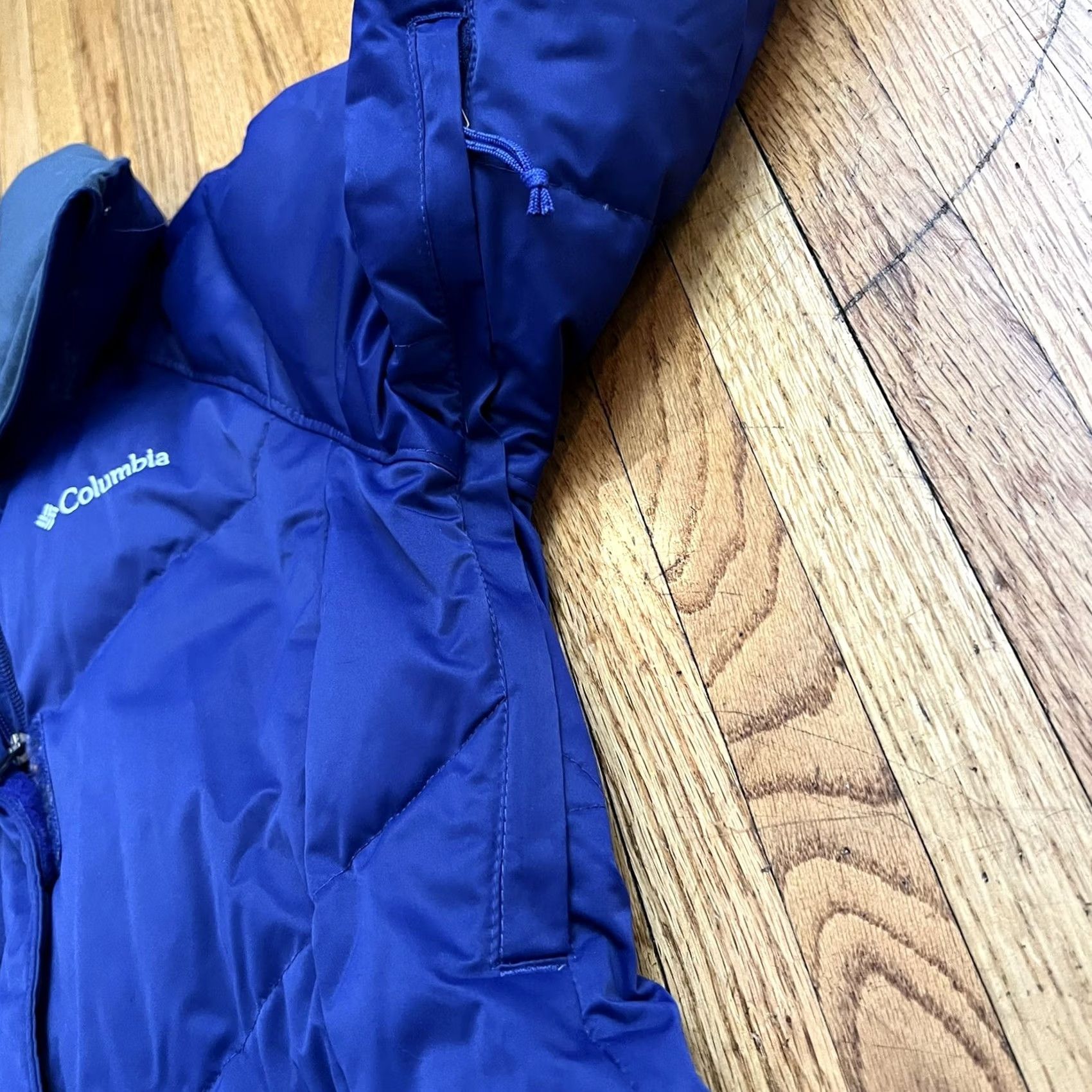 Vintage Columbia Omni Heat Down Jacket Coat Purple Winter Duck Snow Ski Womens Small Regular Short Sleeve Zip Puffer Coat Size S / US 4 / IT 40 - 4 Thumbnail