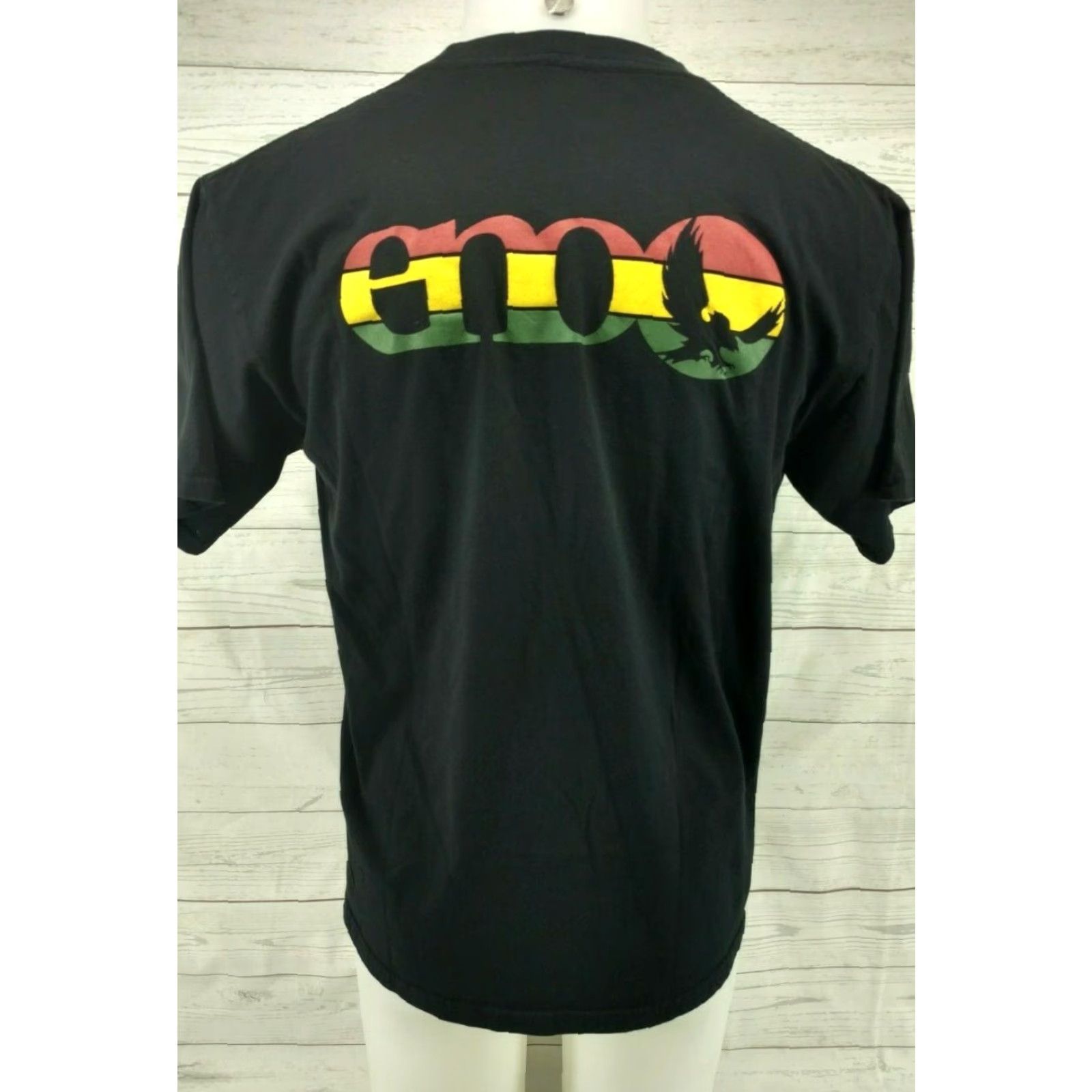 Gildan Gildan T-Shirt Mens ENO Hammock Black 2-Sided Graphic Regular Fit Crew Neck Short Sleeve Medium/Adult Mens Black Graphic Print Logo 2-Sided Preowned Size US M / EU 48-50 / 2 - 2 Thumbnail