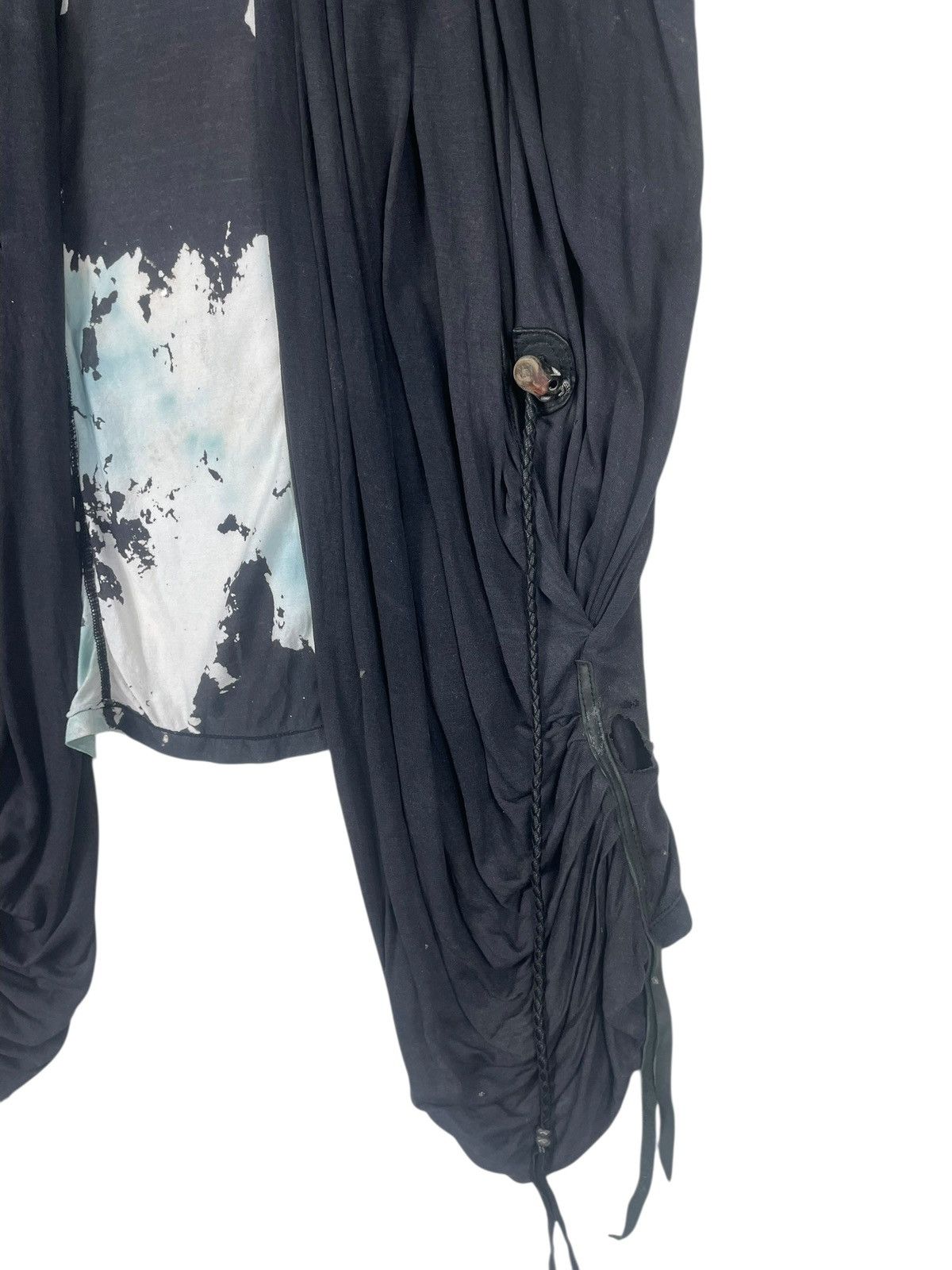 KMRii 💥KMRII Avant-Grade Draped Cardigan Abstract Print Size M / US 6-8 / IT 42-44 - 8 Thumbnail