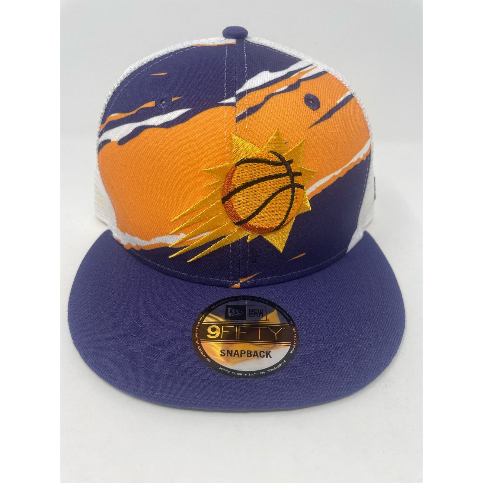 New Era Phoenix Suns New Era Tear 9FIFTY Trucker Snapback NBA Hat Size ONE SIZE - 3 Thumbnail