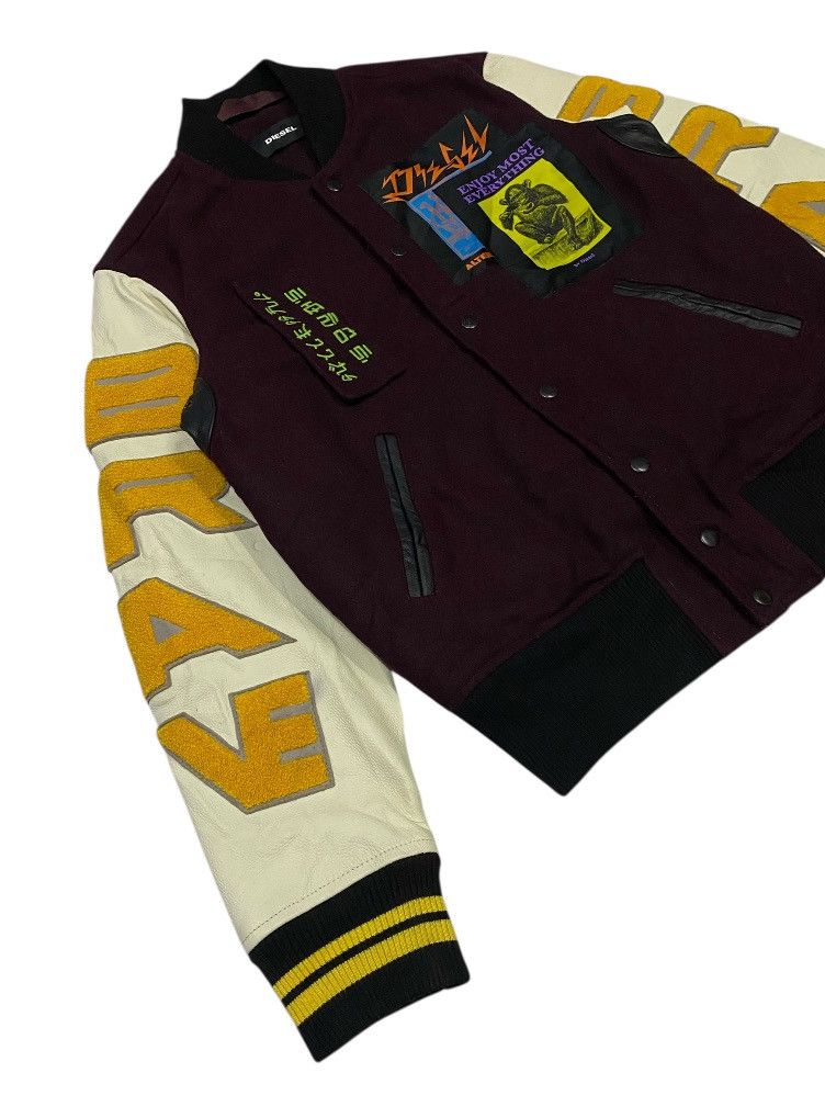 Diesel Diesel 2018AW Varsity Bomber Jacket Size US S / EU 44-46 / 1 - 23 Thumbnail