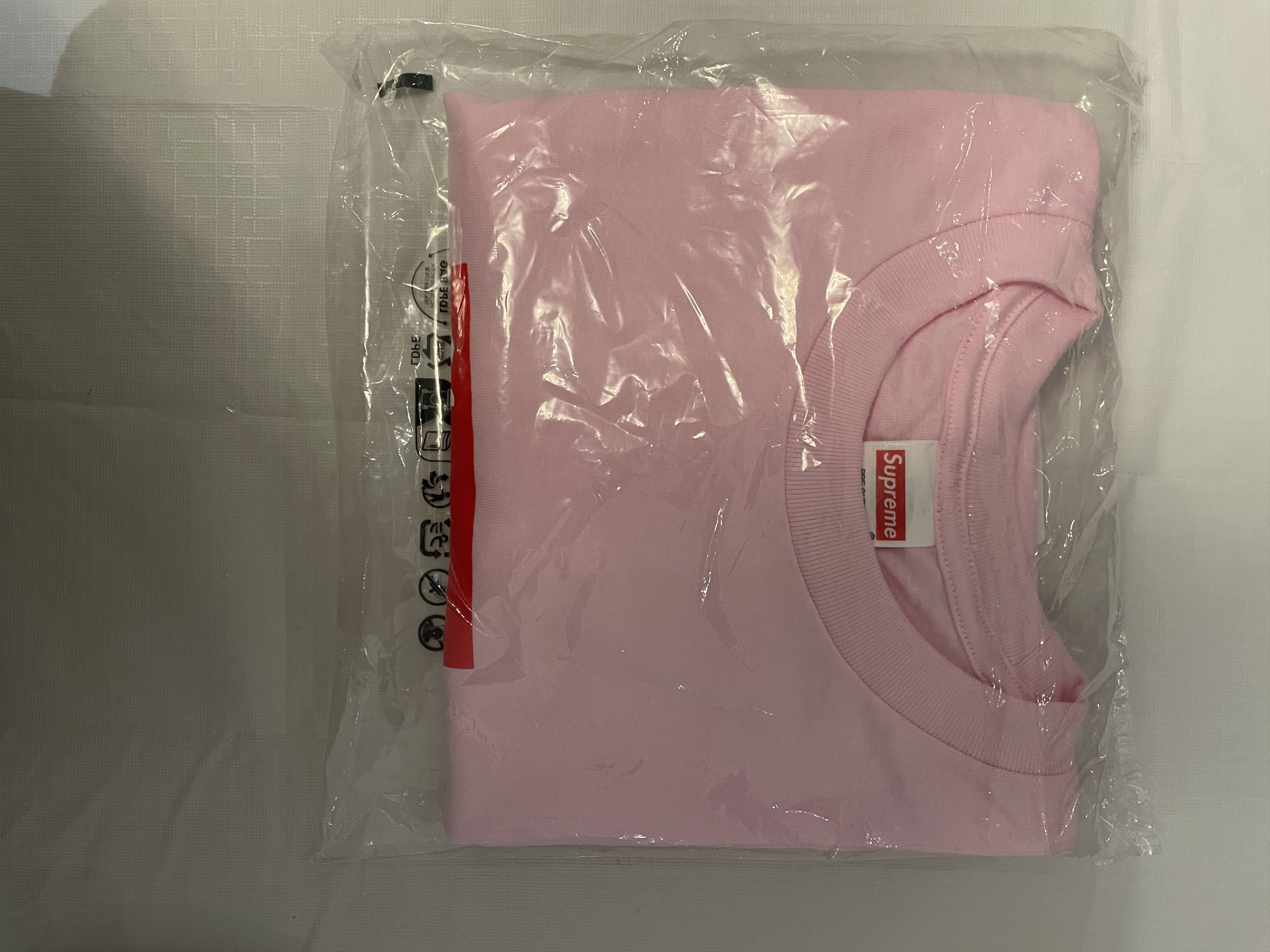 Supreme IN HAND Supreme arabic box logo tee size medium Pink Size US M / EU 48-50 / 2 - 2 Thumbnail