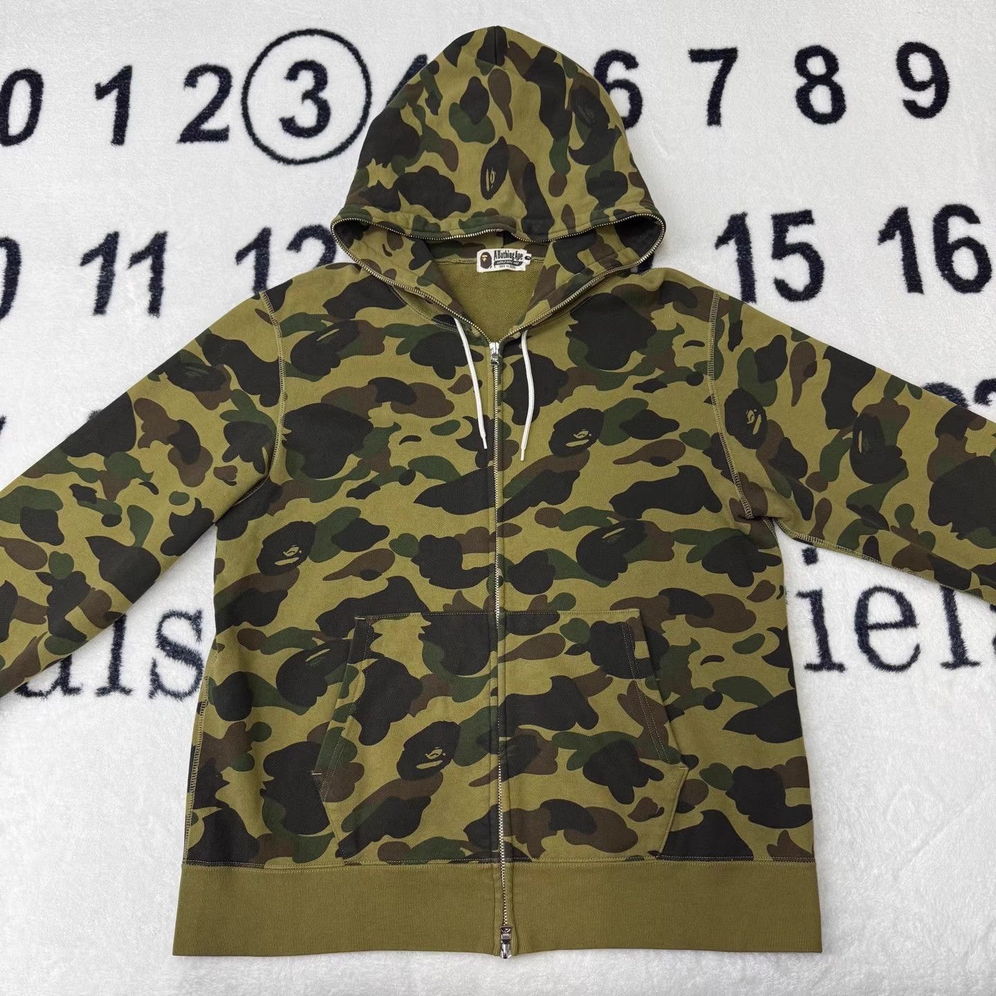 Bape BAPE Olive Camo Shark Full Zip Jacket Q10 Size US XL / EU 56 / 4 - 1 Thumbnail