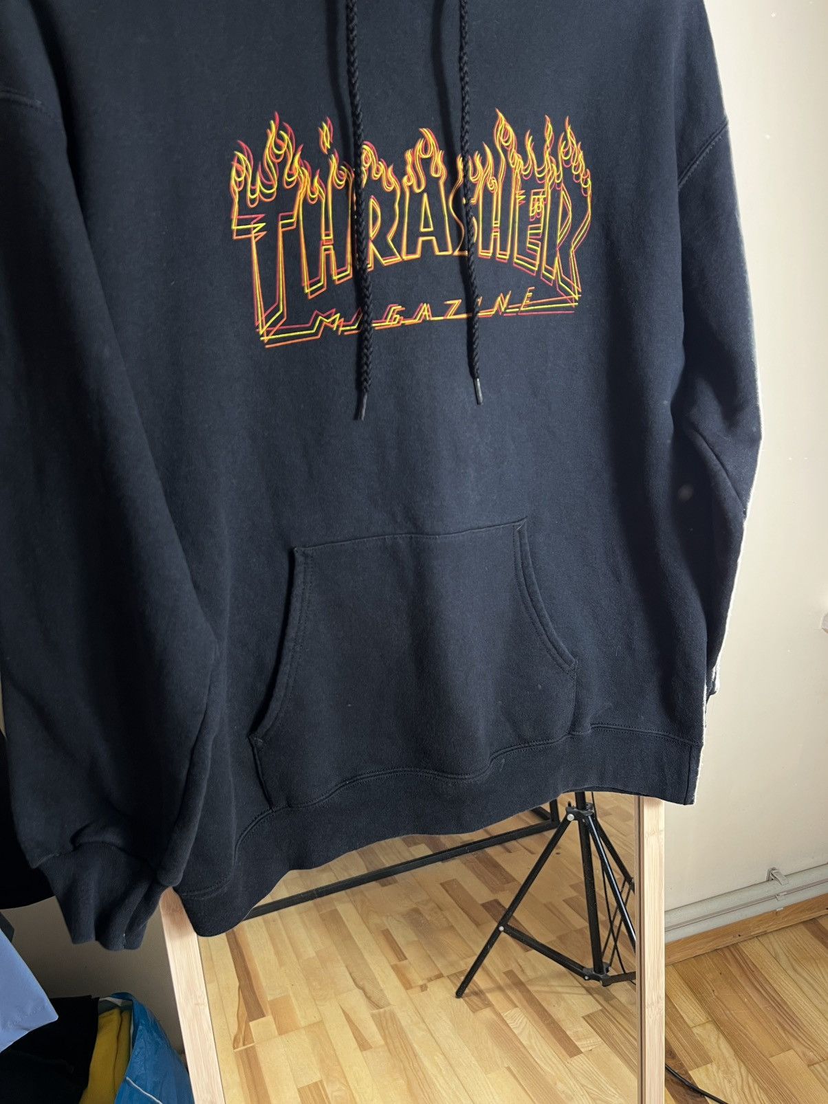 Thrasher Thrasher Hoodie Big logo Y2K Skater Boxy Wear Vintage Size US L / EU 52-54 / 3 - 3 Thumbnail