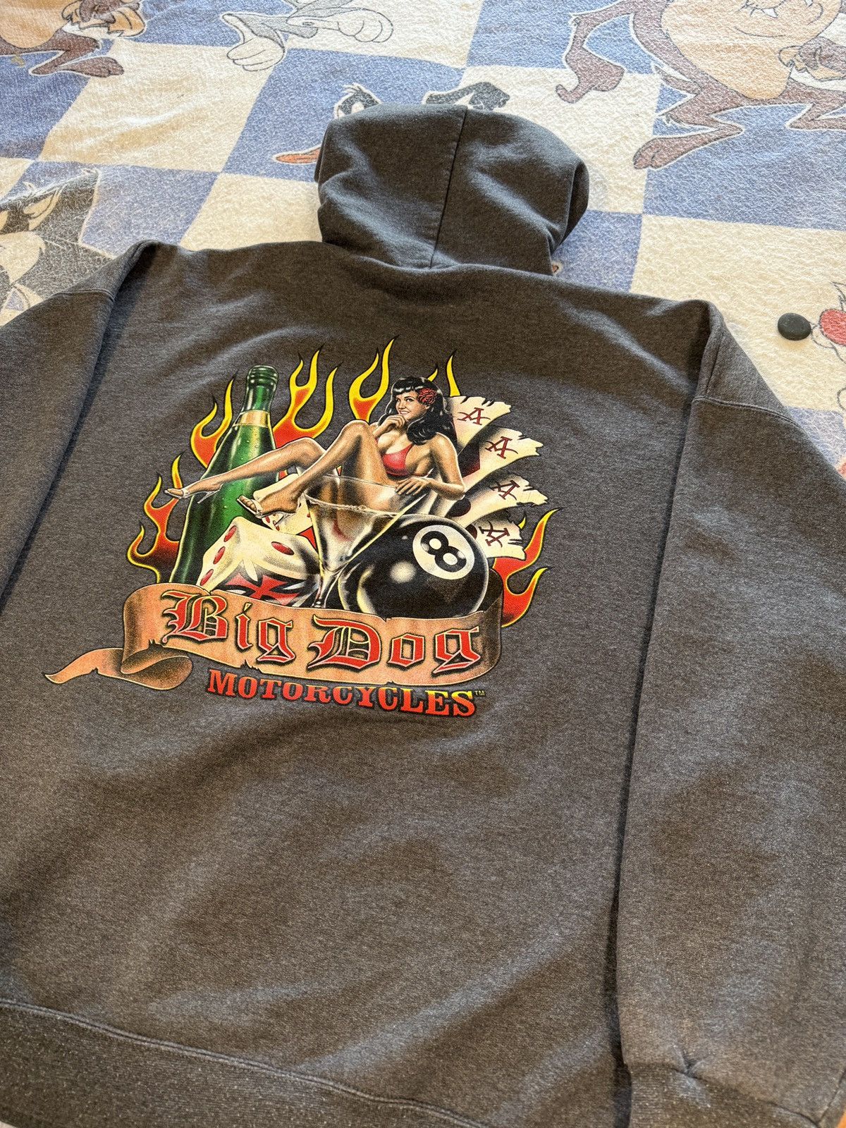 Big Dogs Vintage big dog motorcycles zip up sweatshirt Size US XXL / EU 58 / 5 - 4 Thumbnail