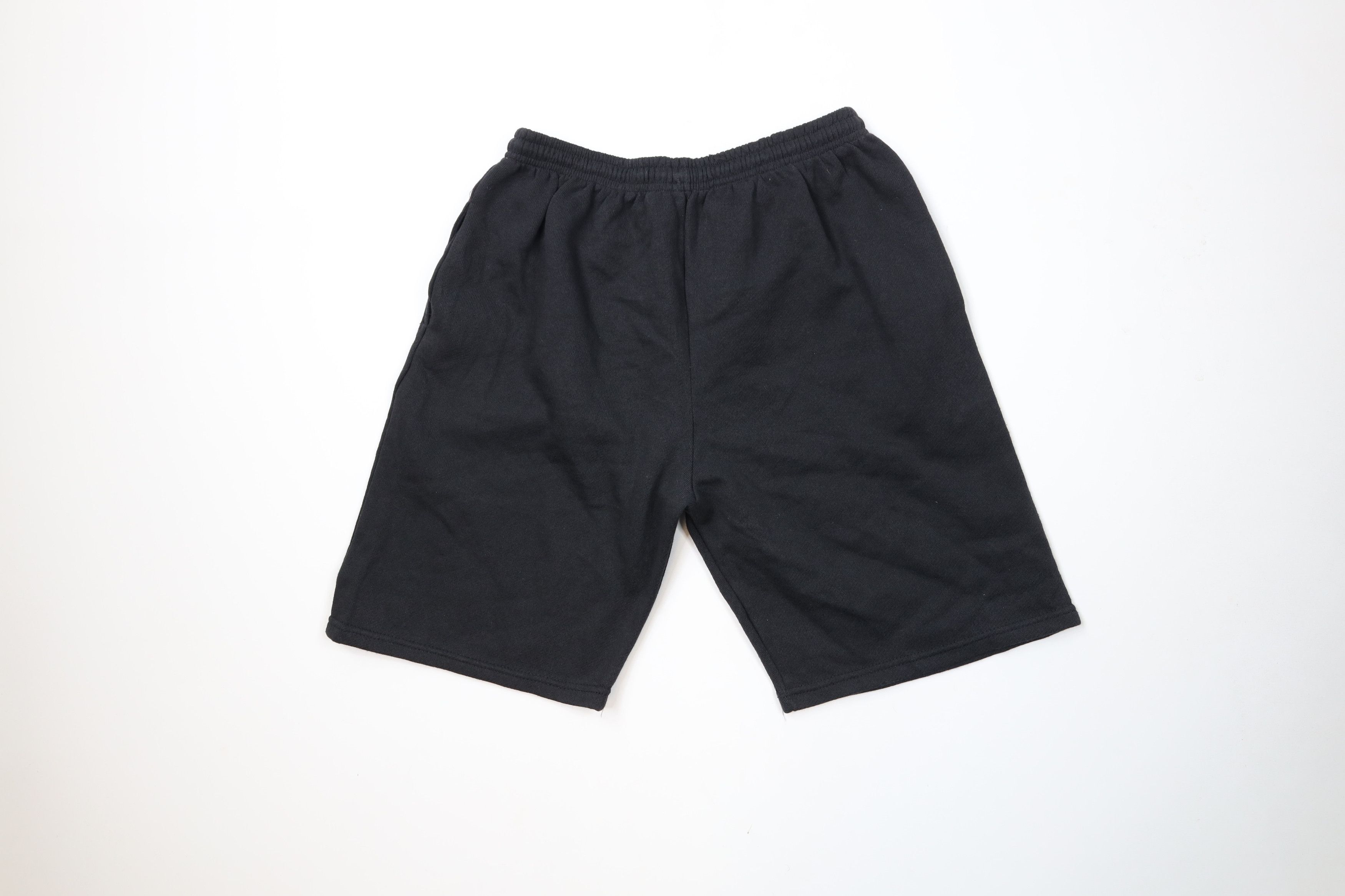 Vintage Vintage 90s Streetwear Knee Sweatpants Shorts Black USA Size US 34 / EU 50 - 8 Thumbnail
