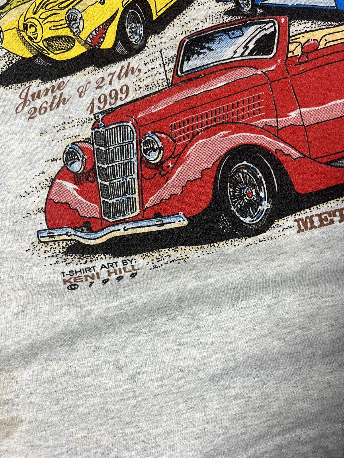 NASCAR Vintage 90s Hot Rod Old Car Vibrant Retro Indiana Race Tee Size US M / EU 48-50 / 2 - 3 Thumbnail