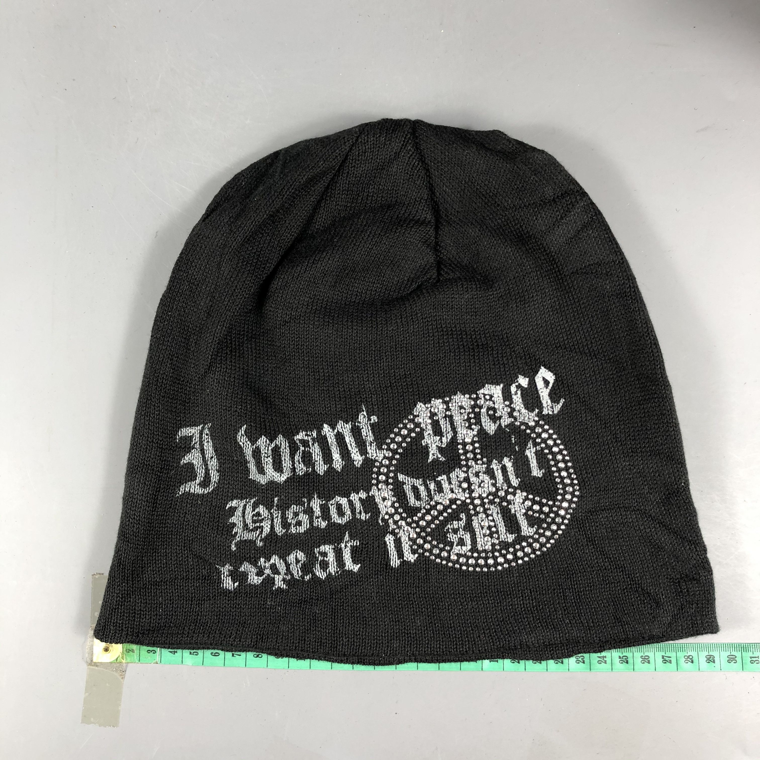 Japanese Brand Peace Project Slouchy Beanie Size ONE SIZE - 3 Thumbnail