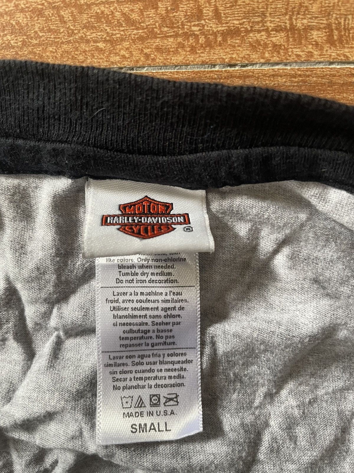 Harley Davidson × Vintage Harley-Davidson Long Sleeve Tshirt Size S / US 4 / IT 40 - 4 Thumbnail