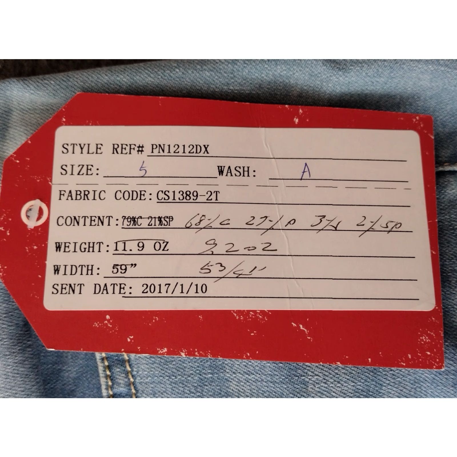 Penfield VINTAGE Anfield Jeans Blue 38X38 Distressed Skinny Tapered 5-Pocket Denim Stretch Women's Bohemian Flower 90s? Size 26" / US 2 / IT 38 - 6 Thumbnail