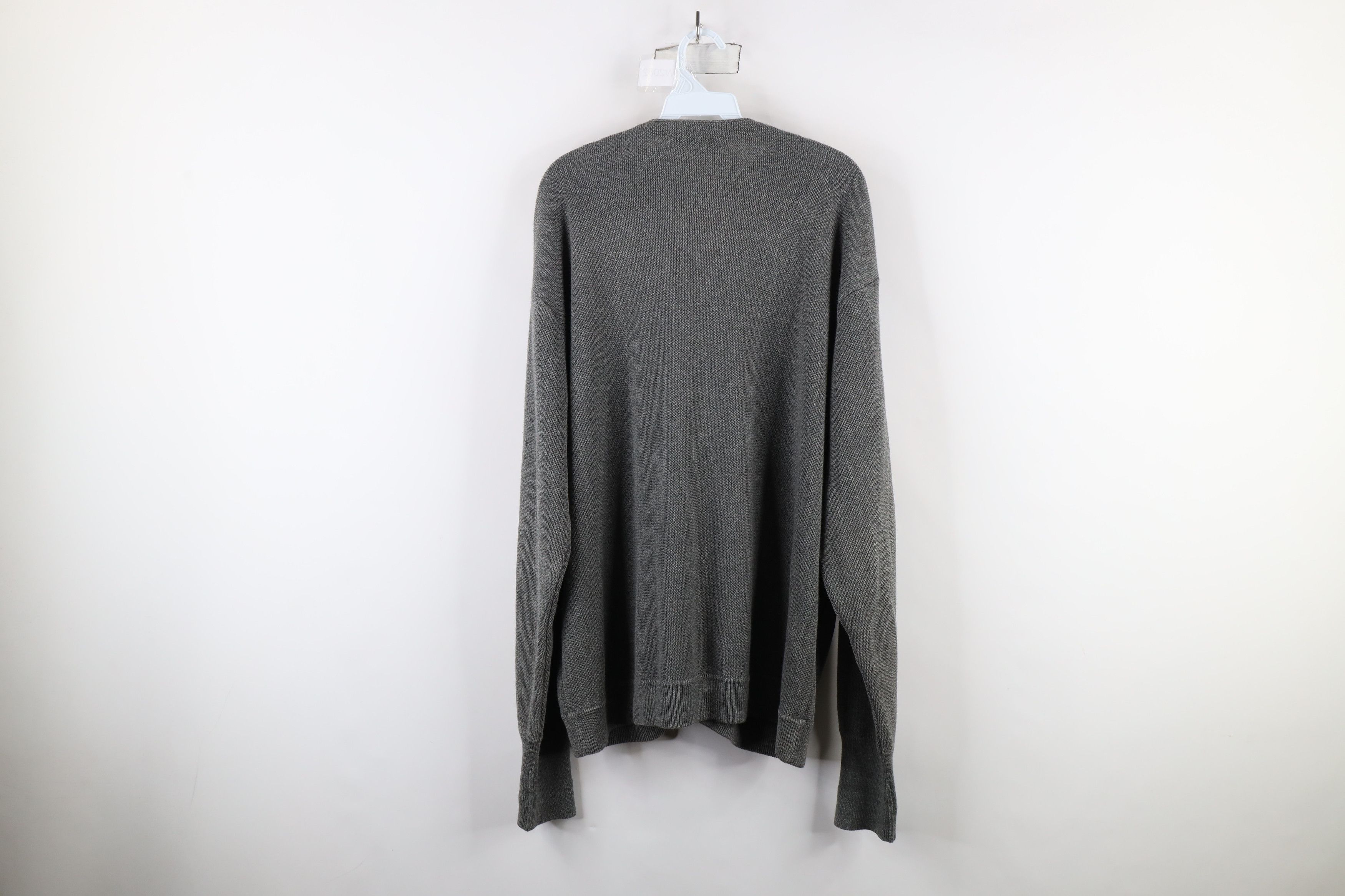 Vintage Vintage 90s Streetwear Knit Button Cardigan Sweater Gray Size US XL / EU 56 / 4 - 11 Thumbnail