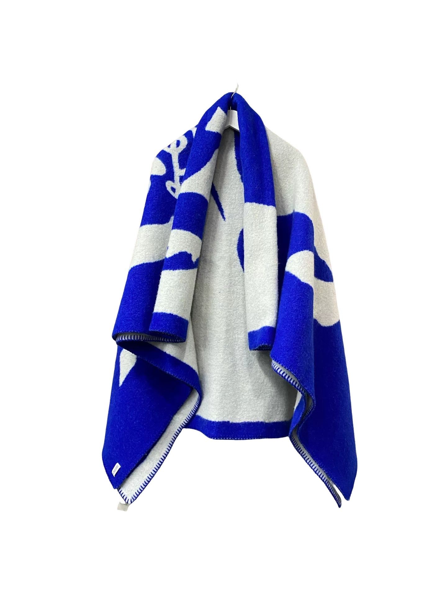 Burberry Burberry Wool Logo Blanket One Size Size ONE SIZE - 1 Thumbnail