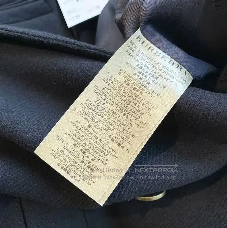 Burberry Burberry Women's Black Wool Jacket. Size XXS / US 00 / IT 34 - 5 Thumbnail
