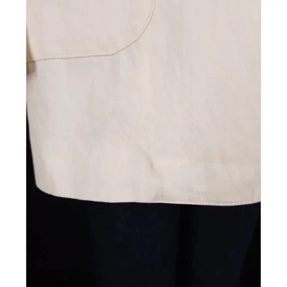 LOW CLASSIC LOW CLASSIC Cotton Blazer Size S Womens Ivory Jacket $450 Size S / US 4 / IT 40 - 10 Thumbnail