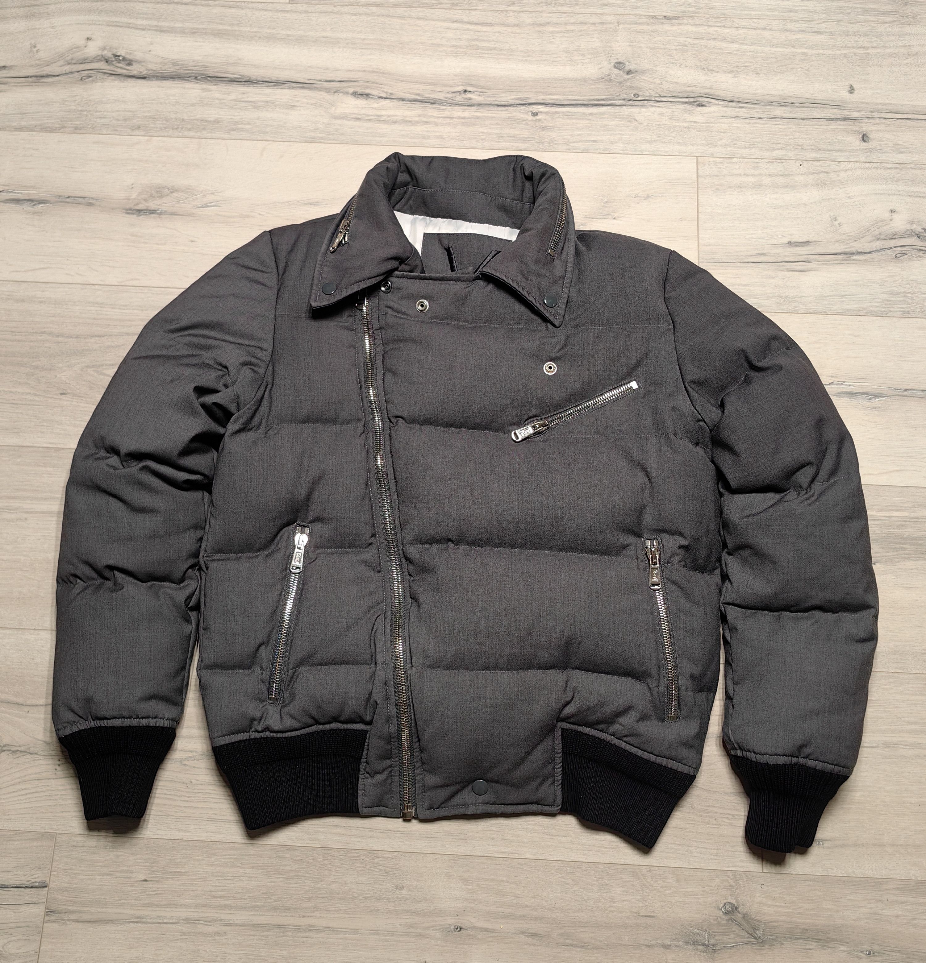 Saint Laurent Paris RIVE GAUCHE DOWN BIKER JACKET BY TOM FORD Size US M / EU 48-50 / 2 - 1 Thumbnail
