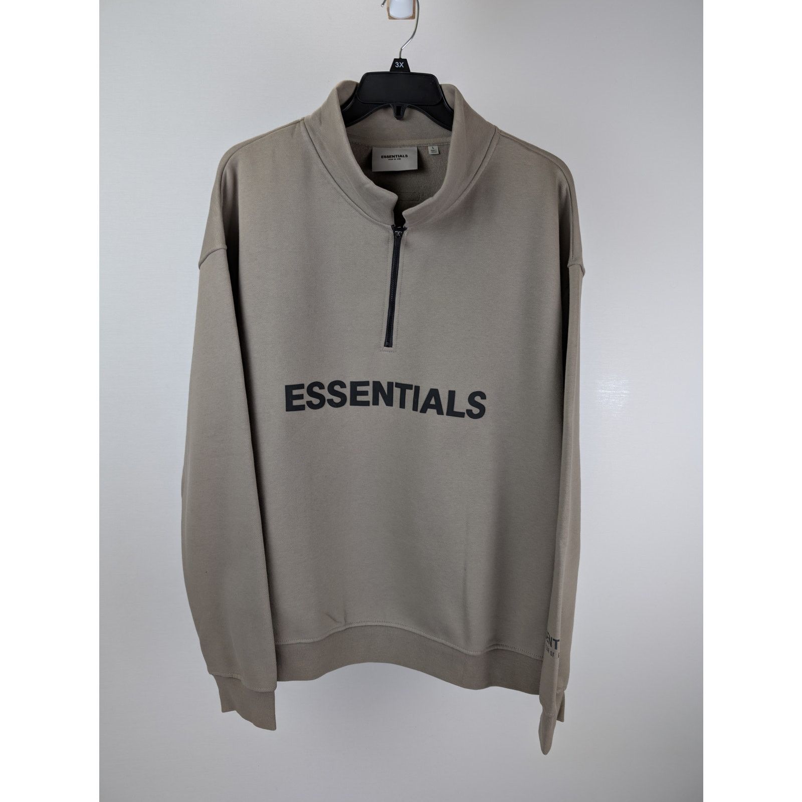 Essentials o1rshd1 Half Zipper Sweatshirt in Beige Size US L / EU 52-54 / 3 - 2 Thumbnail