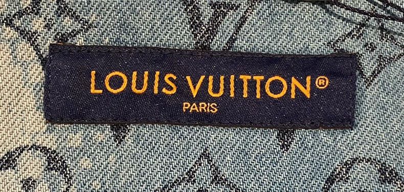 Louis Vuitton Louis Vuitton Blue printed denim short sleeve jacket 2503-N Size US S / EU 44-46 / 1 - 4 Thumbnail
