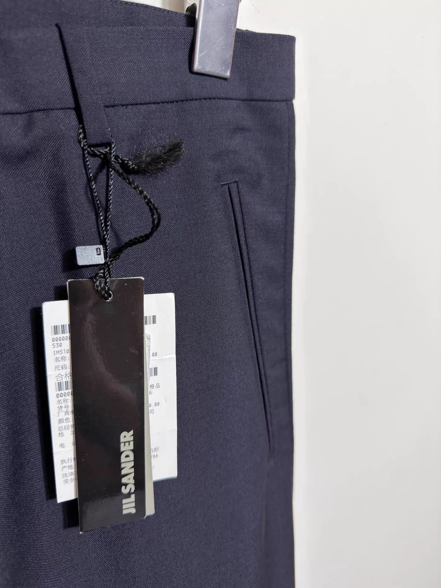 Jil Sander Jil Sander Slim Fit Wool-Mohair Trousers 46 (Italy) Size US 30 / EU 46 - 3 Thumbnail