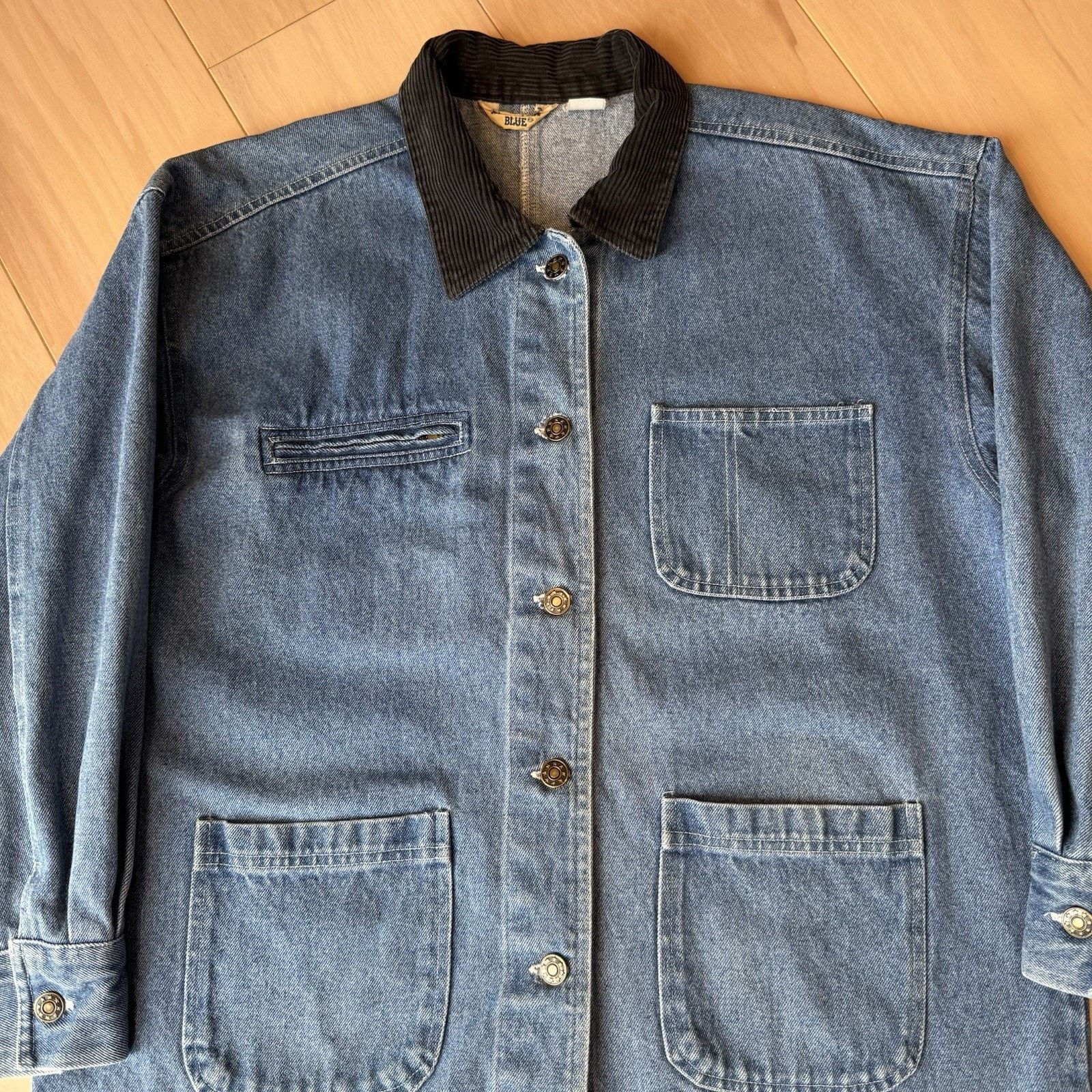 Vintage Vintage Northwest Denim Chore Jacket Medium Blue 80s Size US M / EU 48-50 / 2 - 4 Thumbnail