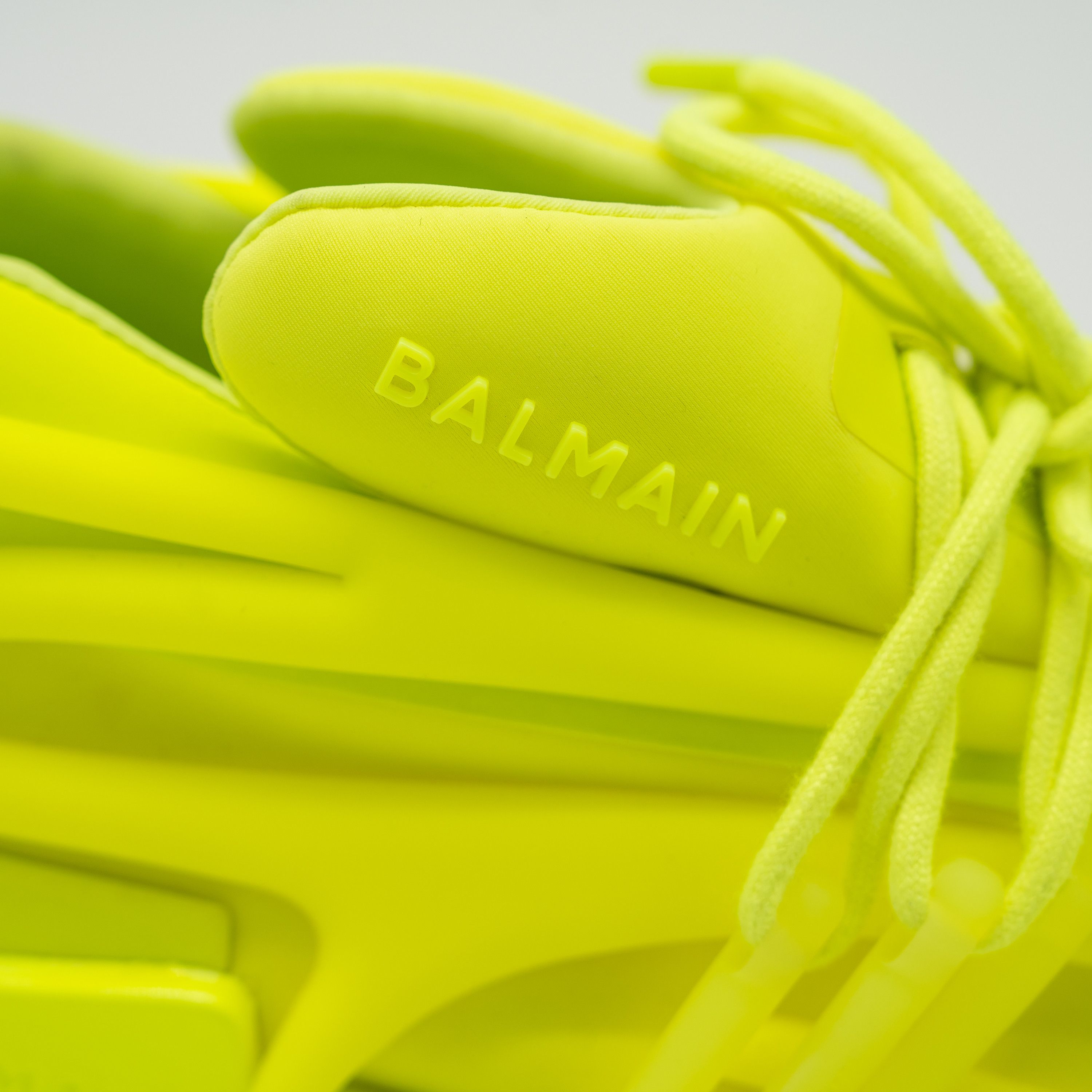 Balmain 45 12 US Balmain Unicorn Neon Green Sneakers Neoprene Size US 12 / EU 45 - 8 Thumbnail