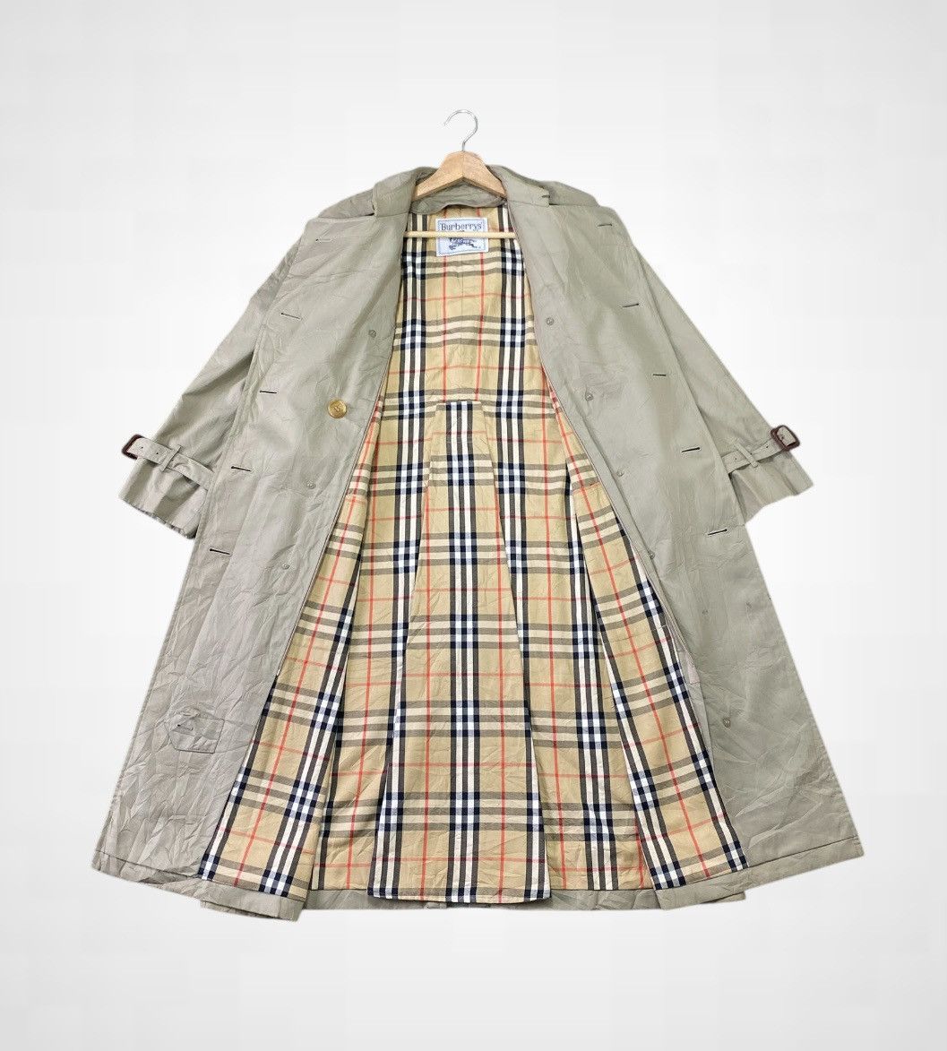 Burberry Vintage Burberry Novacheck Long Jacket Size S / US 4 / IT 40 - 1 Thumbnail