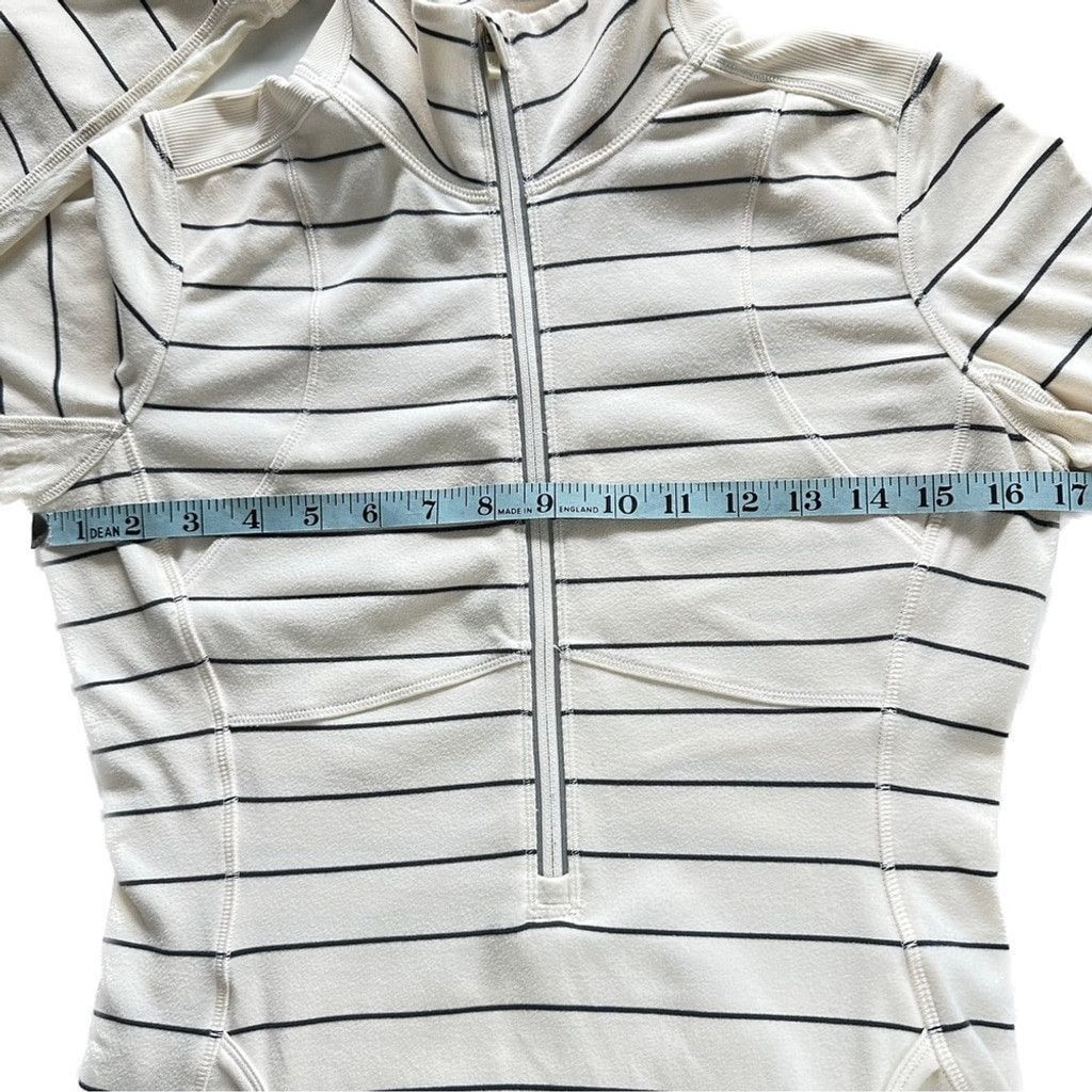 Lululemon Lululemon Star Runner I/2 Zip Lace Ivory Pullover Size 6 Size M / US 6-8 / IT 42-44 - 10 Thumbnail