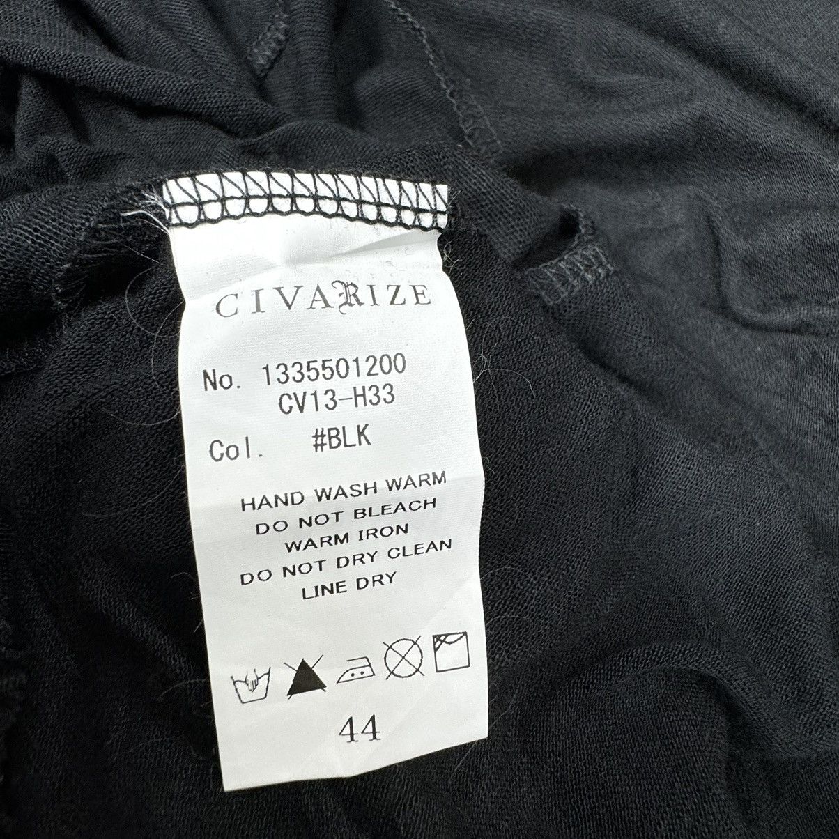 CIVARIZE ☀️CIVARIZE BLACK RAYON SPIRAL COLLAR CARDIGAN JACKET Size M / US 6-8 / IT 42-44 - 13 Thumbnail
