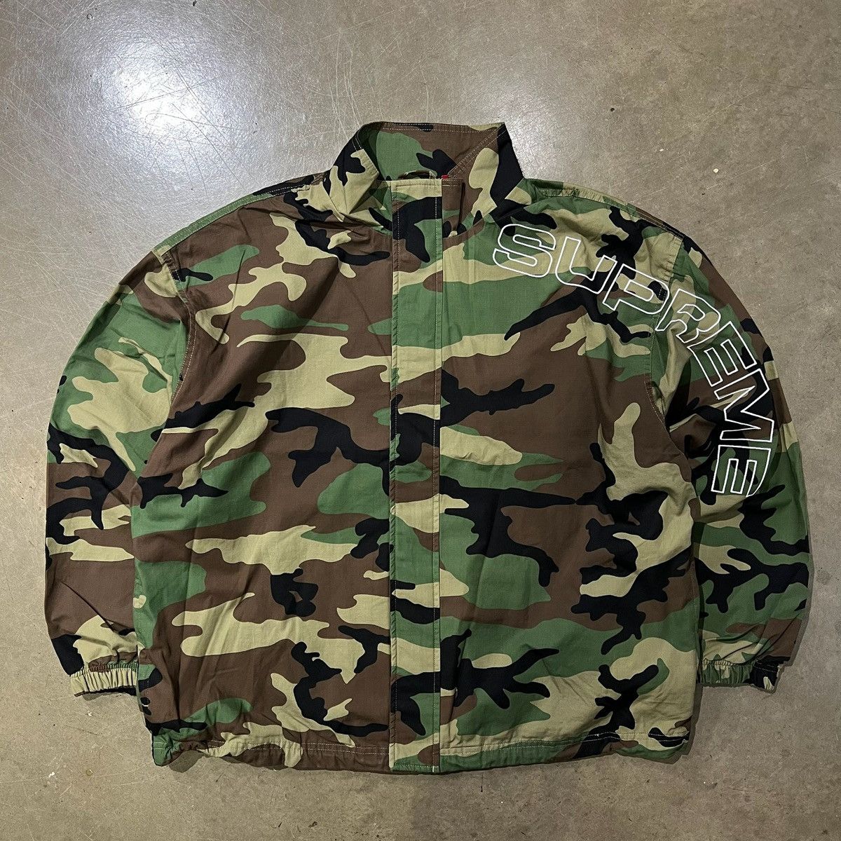 Supreme Supreme Spellout Embroidered Ripstop Track Jacket | Grailed