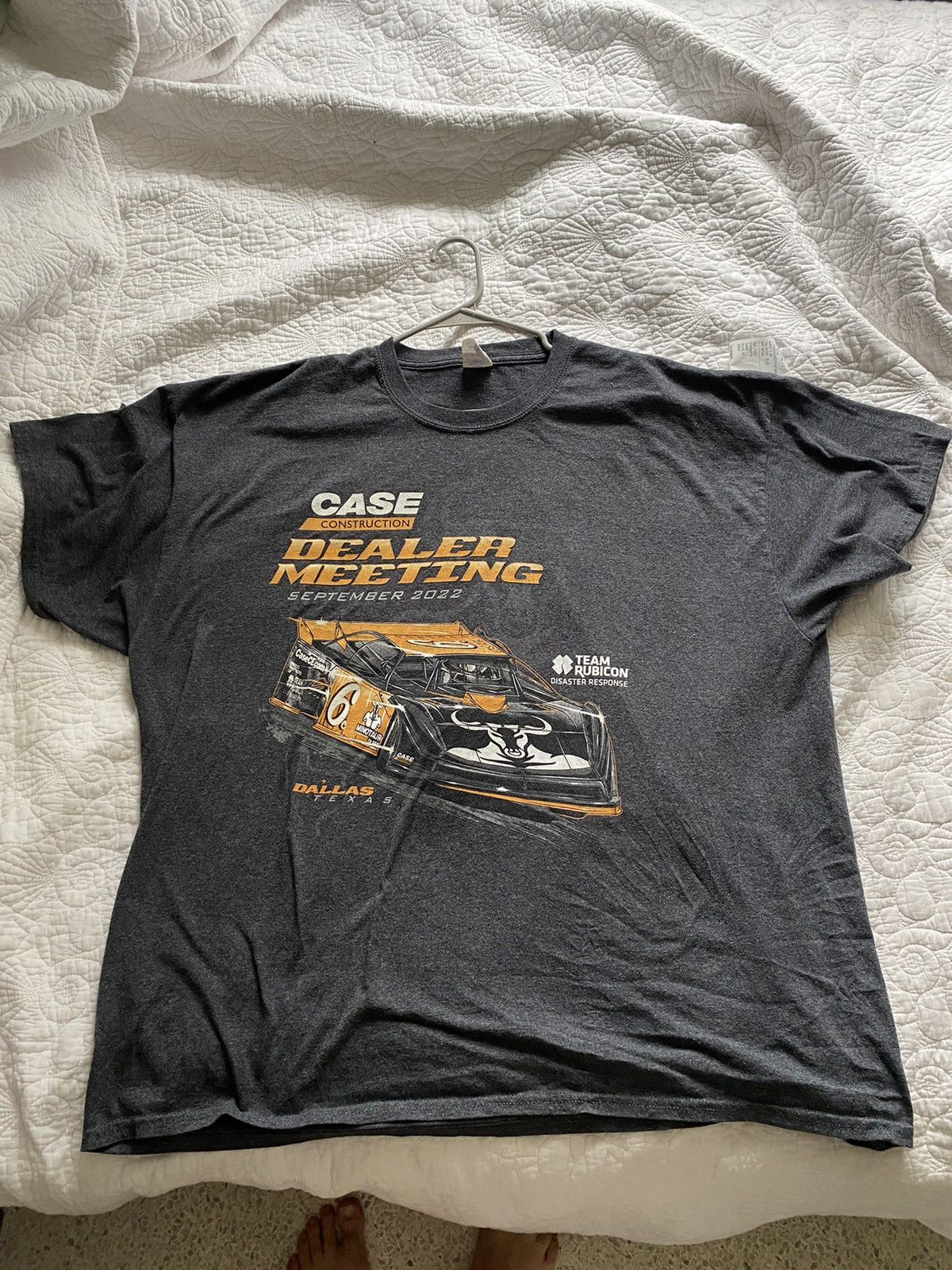 Vintage Case construction racing shirt Size US XXL / EU 58 / 5 - 1 Thumbnail