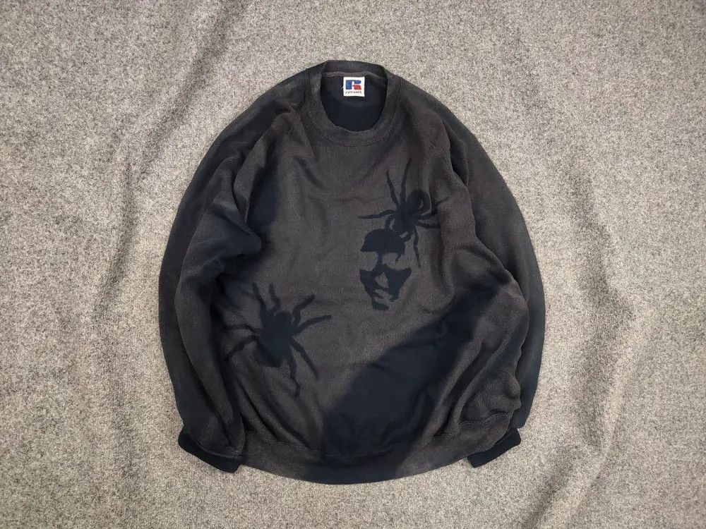 If Six Was Nine Vintage if six was nine style Faded Face logo Sweatshirt Size US L / EU 52-54 / 3 - 1 Thumbnail