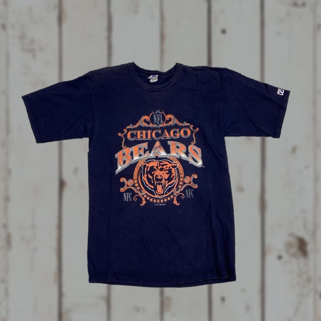 Logo 7 VINTAGE 90s Chicago Bears Logo 7 Shirt Mens Medium Single Stitch Crew Neck Graphic Print Football NFL Bears Logo 1990-1999 Size US M / EU 48-50 / 2 - 1 Thumbnail