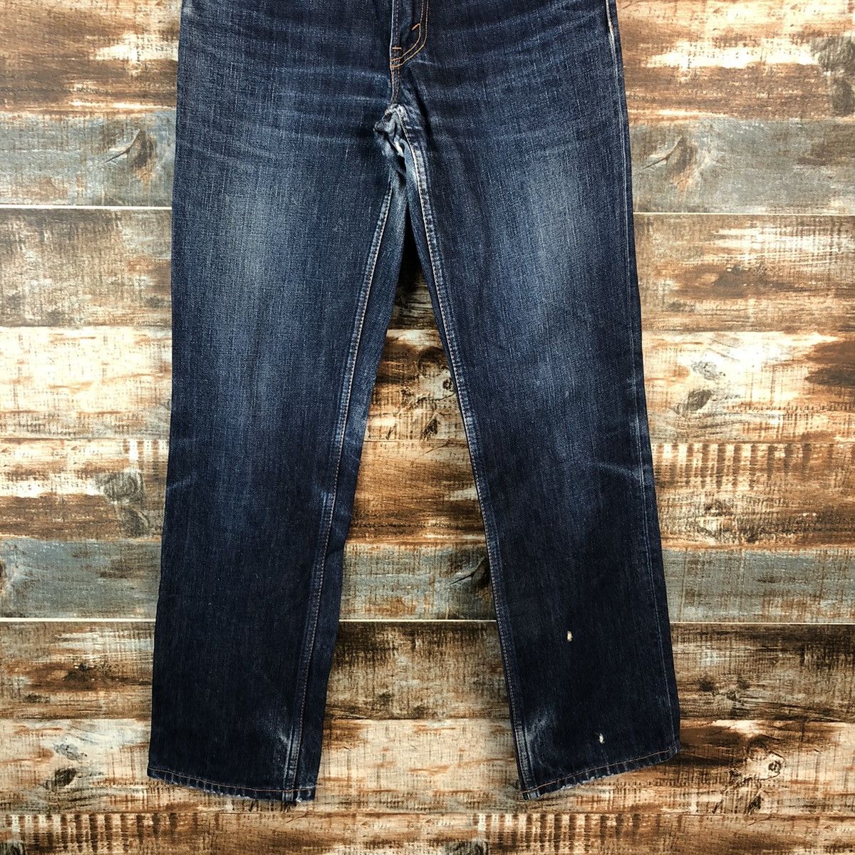 Levi's DL Classic Levis 502 Blue Denim Pants #C147 Size US 28 / EU 44 - 3 Thumbnail