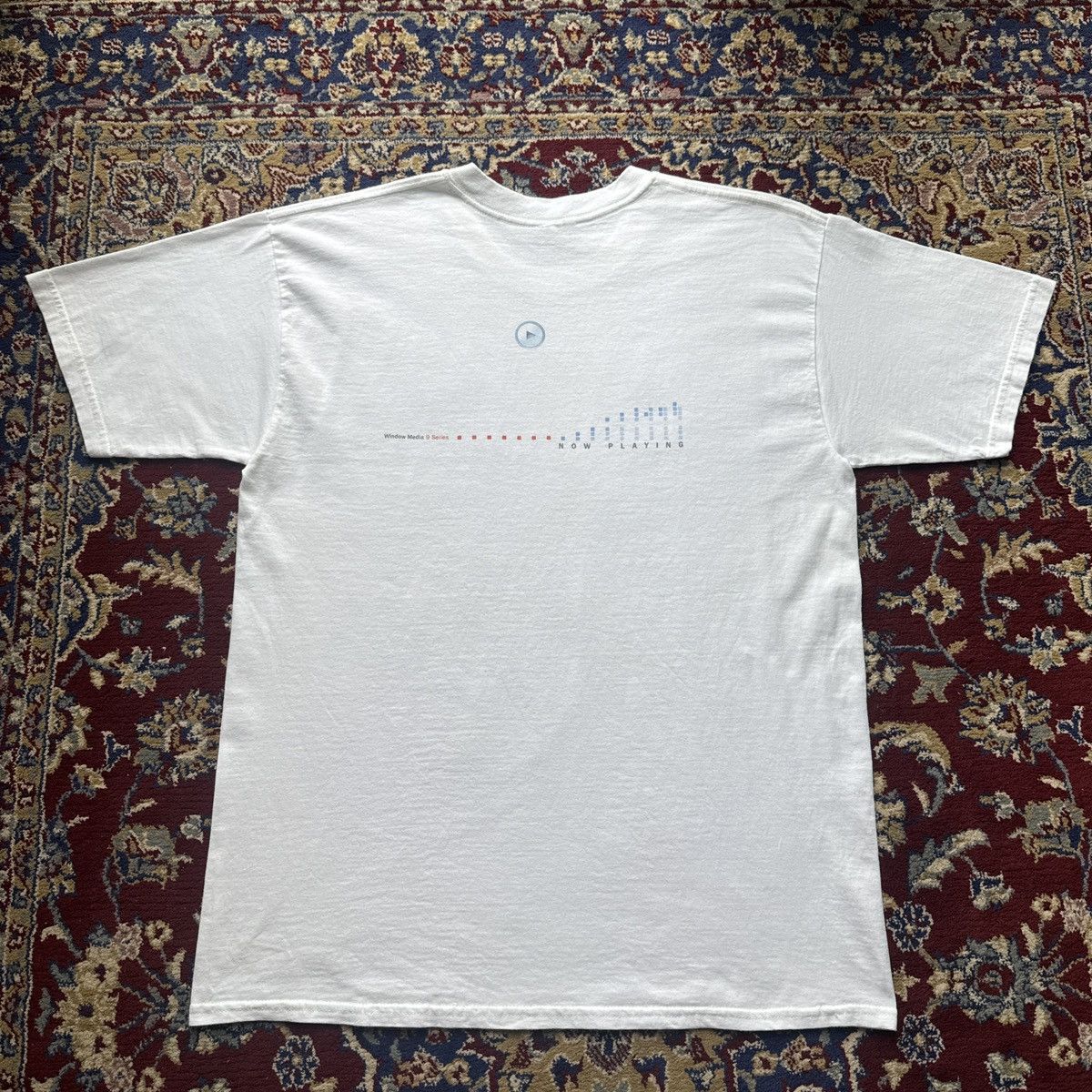 Microsoft Vintage 2000s Microsoft Windows Media 9 Series Promo tee y2k Size US L / EU 52-54 / 3 - 5 Thumbnail