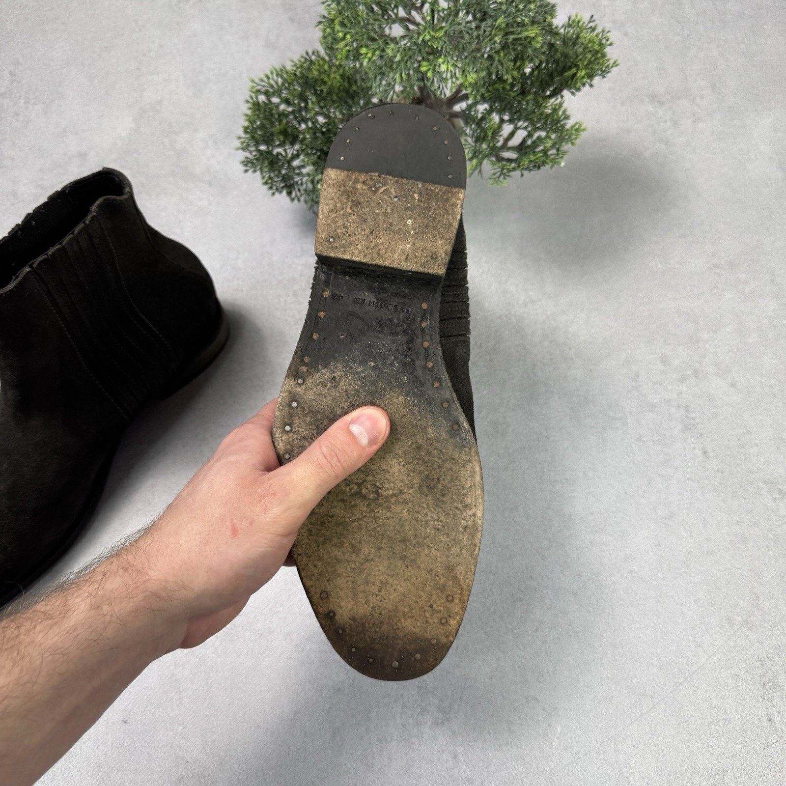 Allsaints Vintage Allsaints Men Suede Chelsea Size 42 US8.5 Grey Size US 8.5 / EU 41-42 - 18 Thumbnail